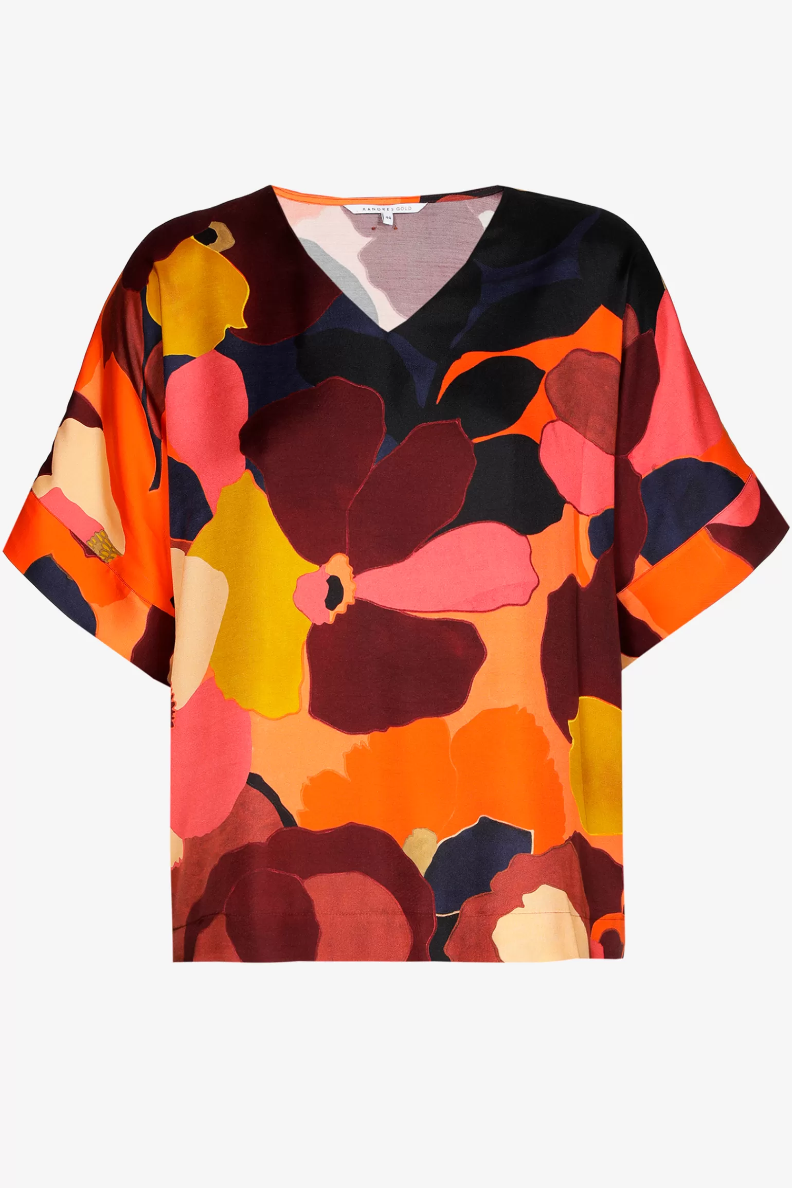 Blouse met bloemenprint-Xandres Flash Sale
