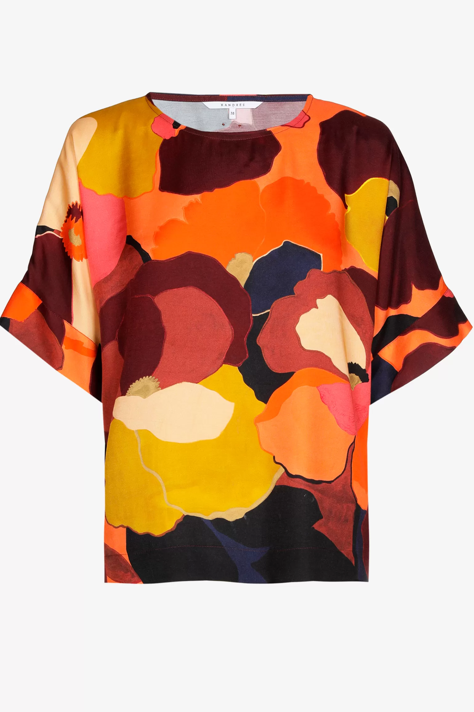 Blouse met bloemenprint-Xandres Store