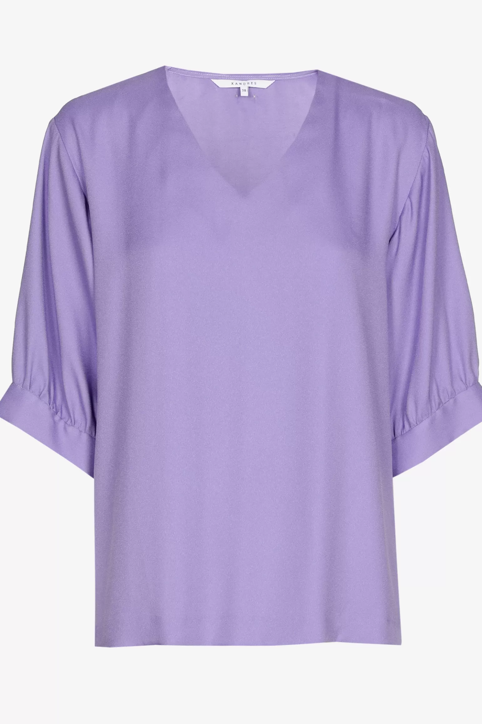 Blouse met gefronste mouwen-Xandres Fashion