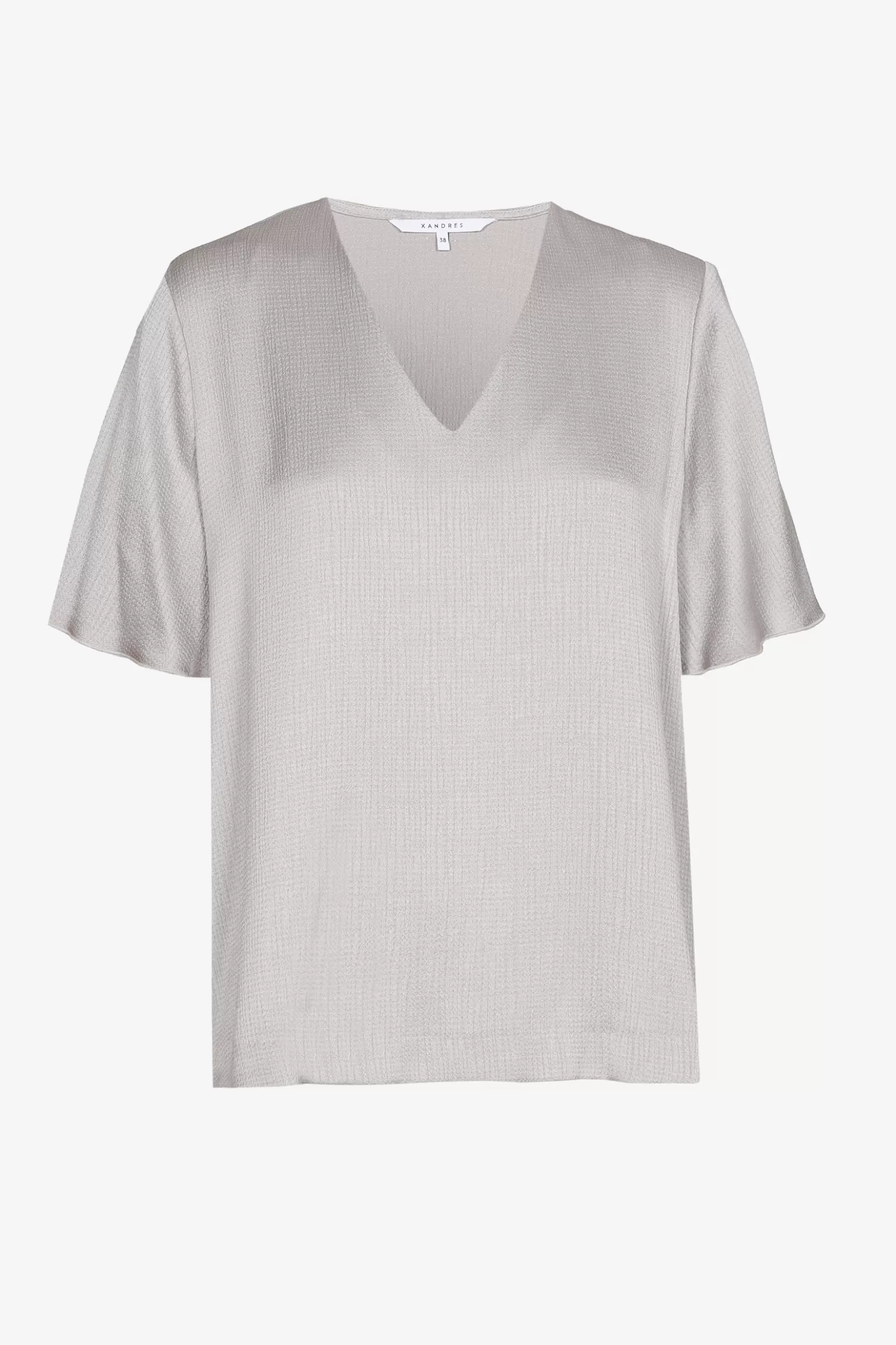 Blouse met korte mouwen-Xandres Clearance