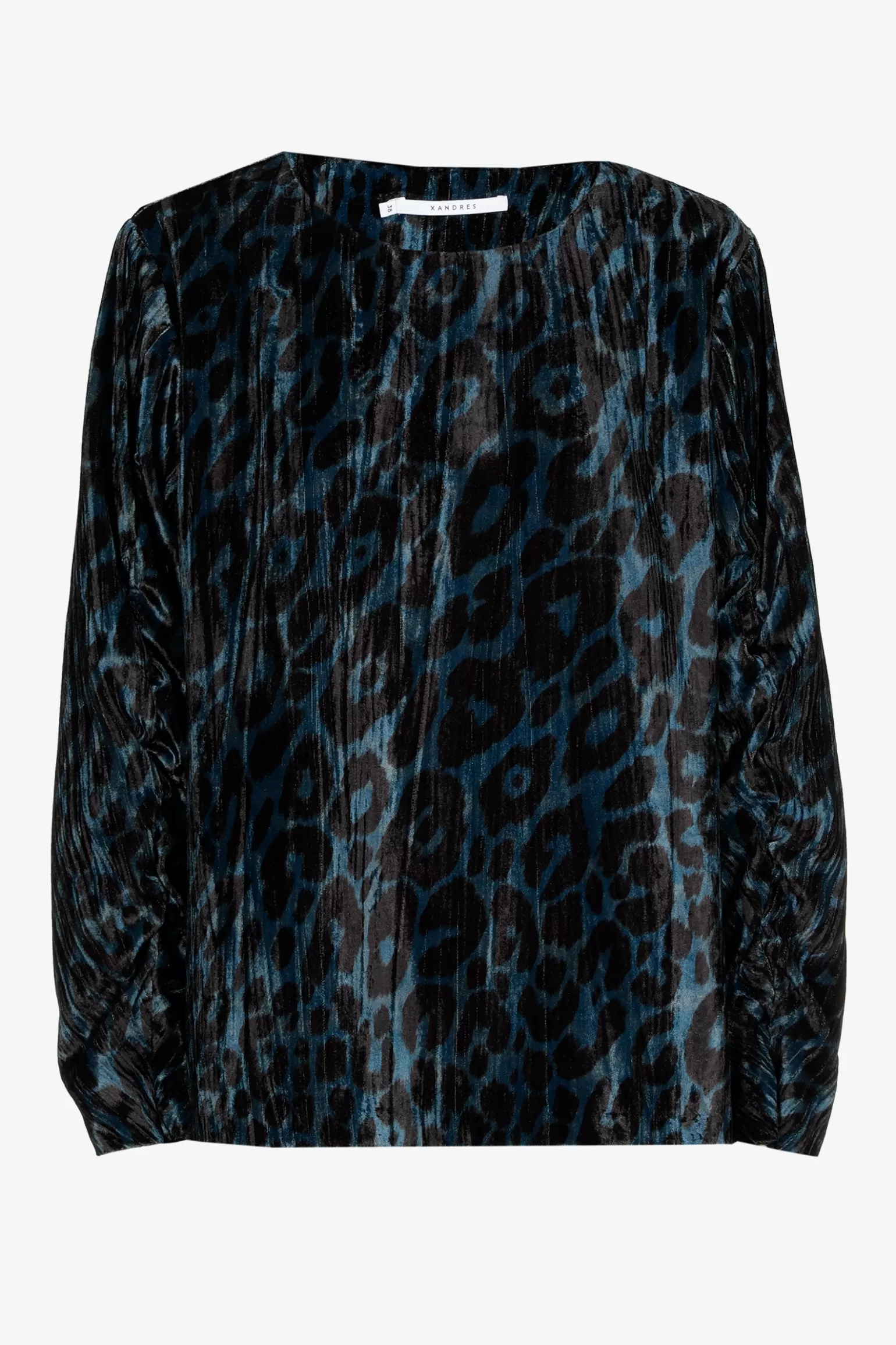 Blouse met luipaardprint-Xandres Cheap