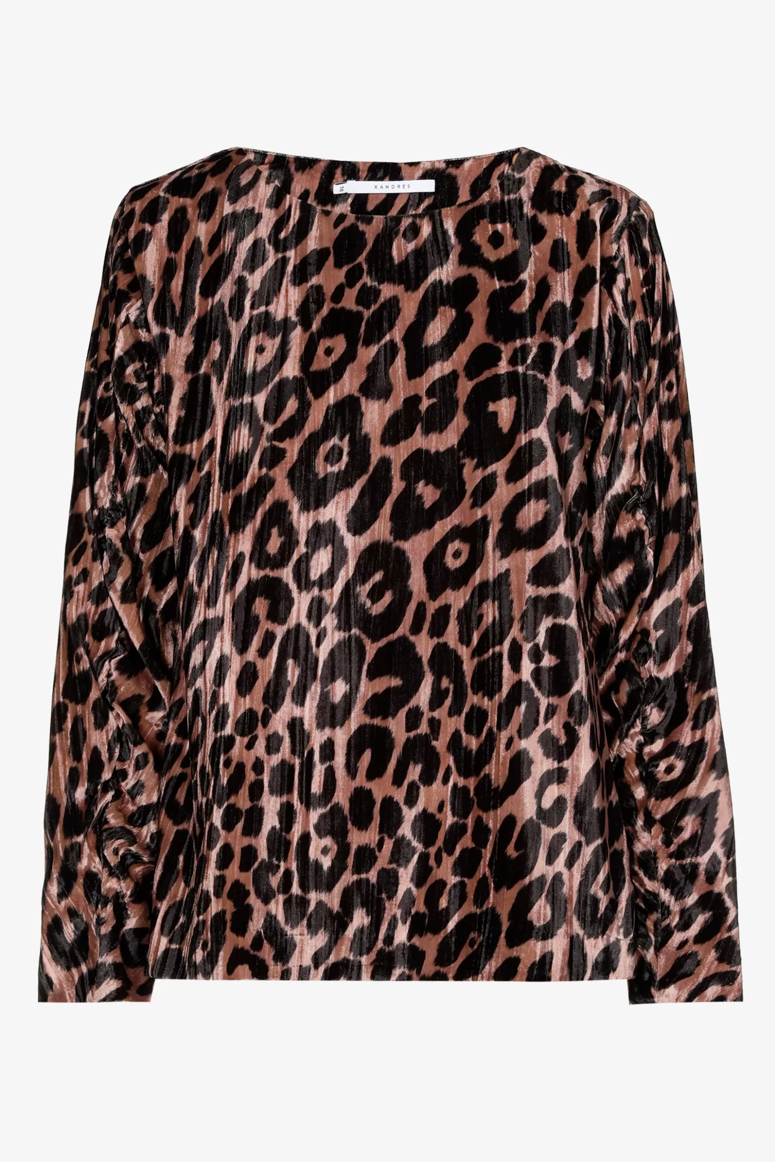 Blouse met luipaardprint-Xandres Store