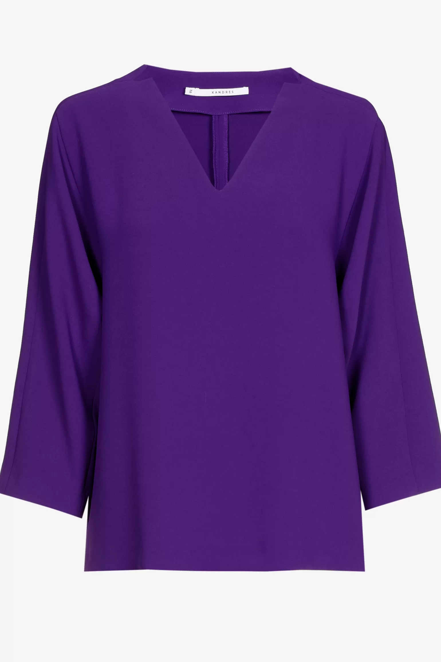 Blouse met V-hals-Xandres Discount