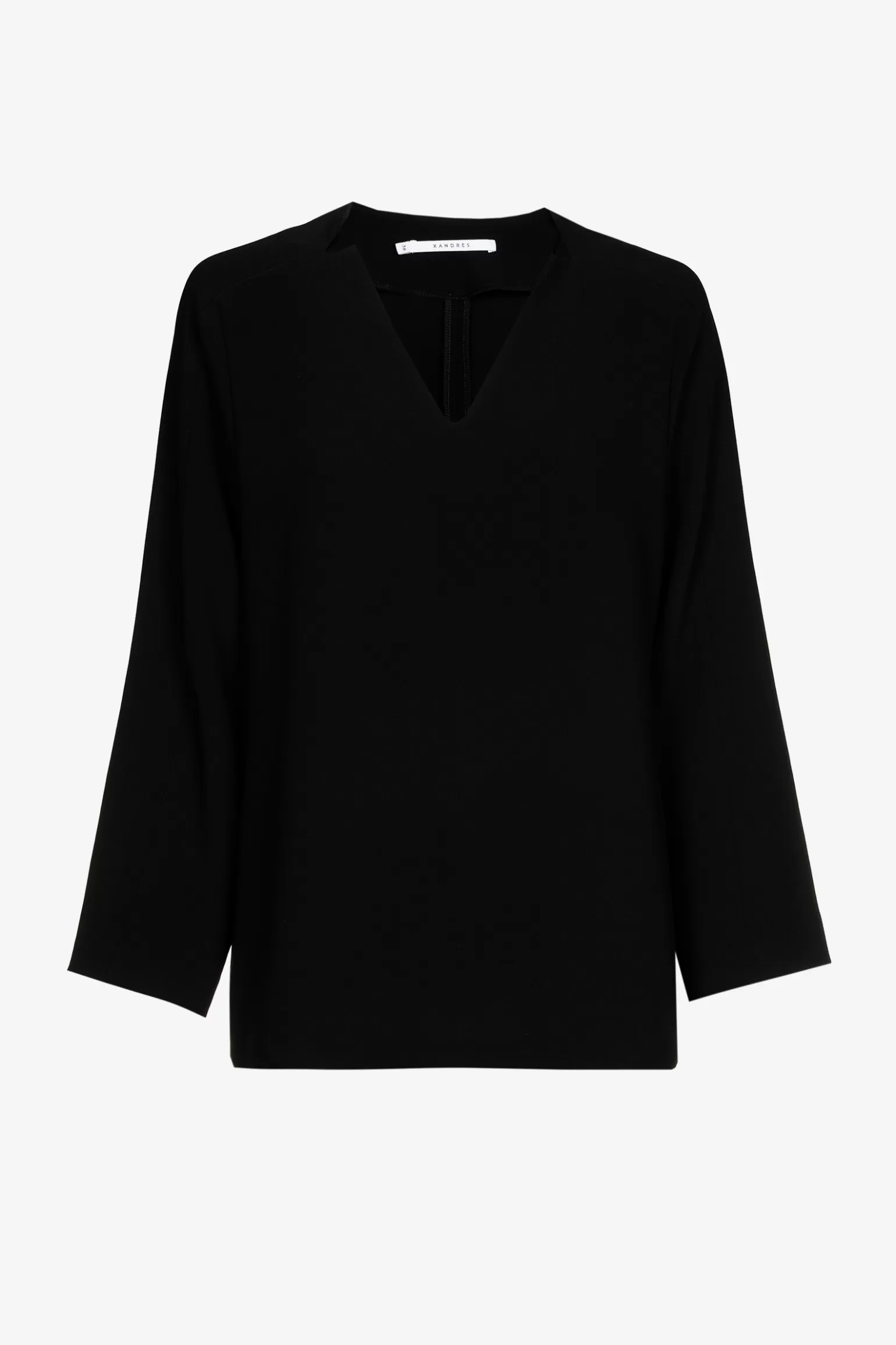 Blouse met V-hals-Xandres Store