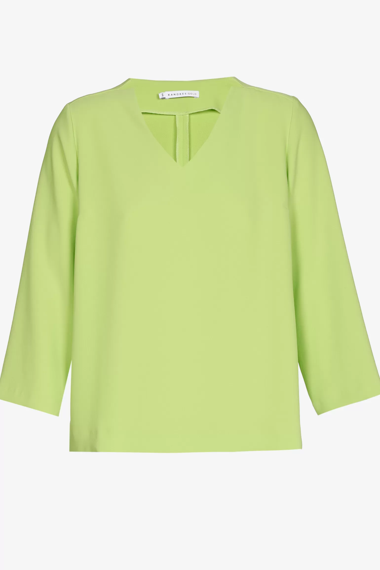 Blouse met V-hals-Xandres Clearance