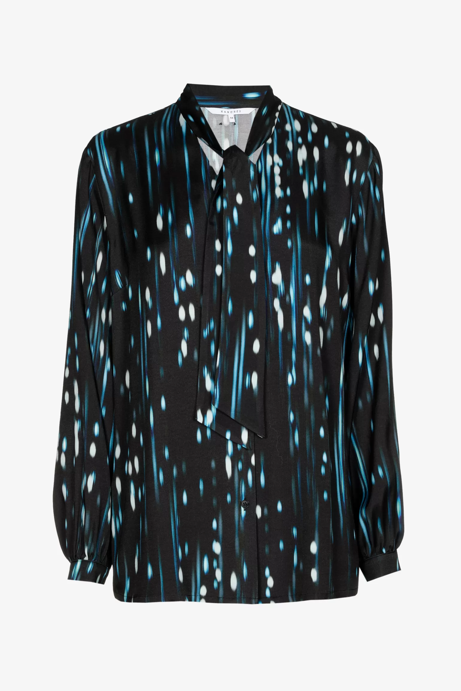 Blouse met winterse print-Xandres Cheap