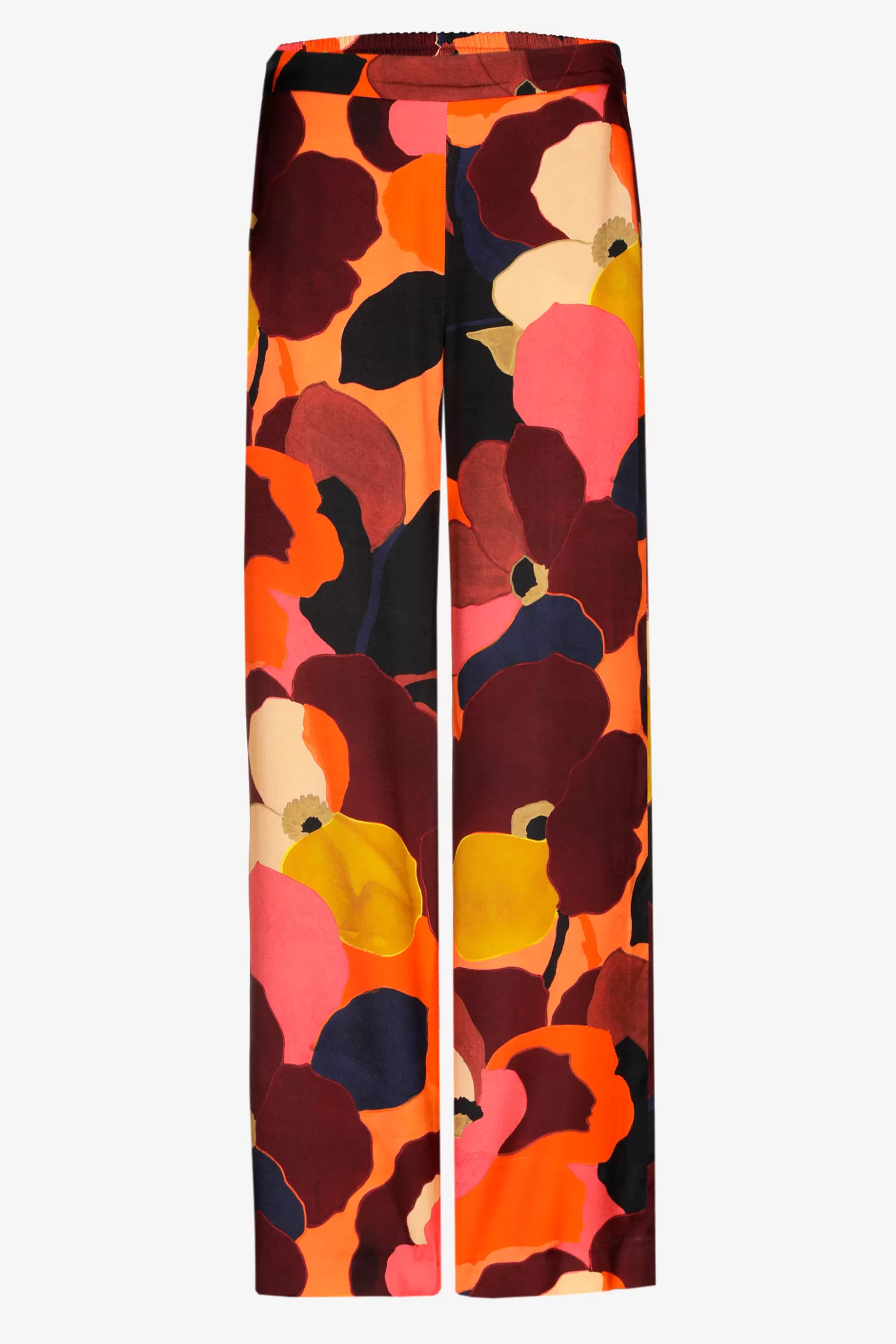 Broek met bloemenprint-Xandres New