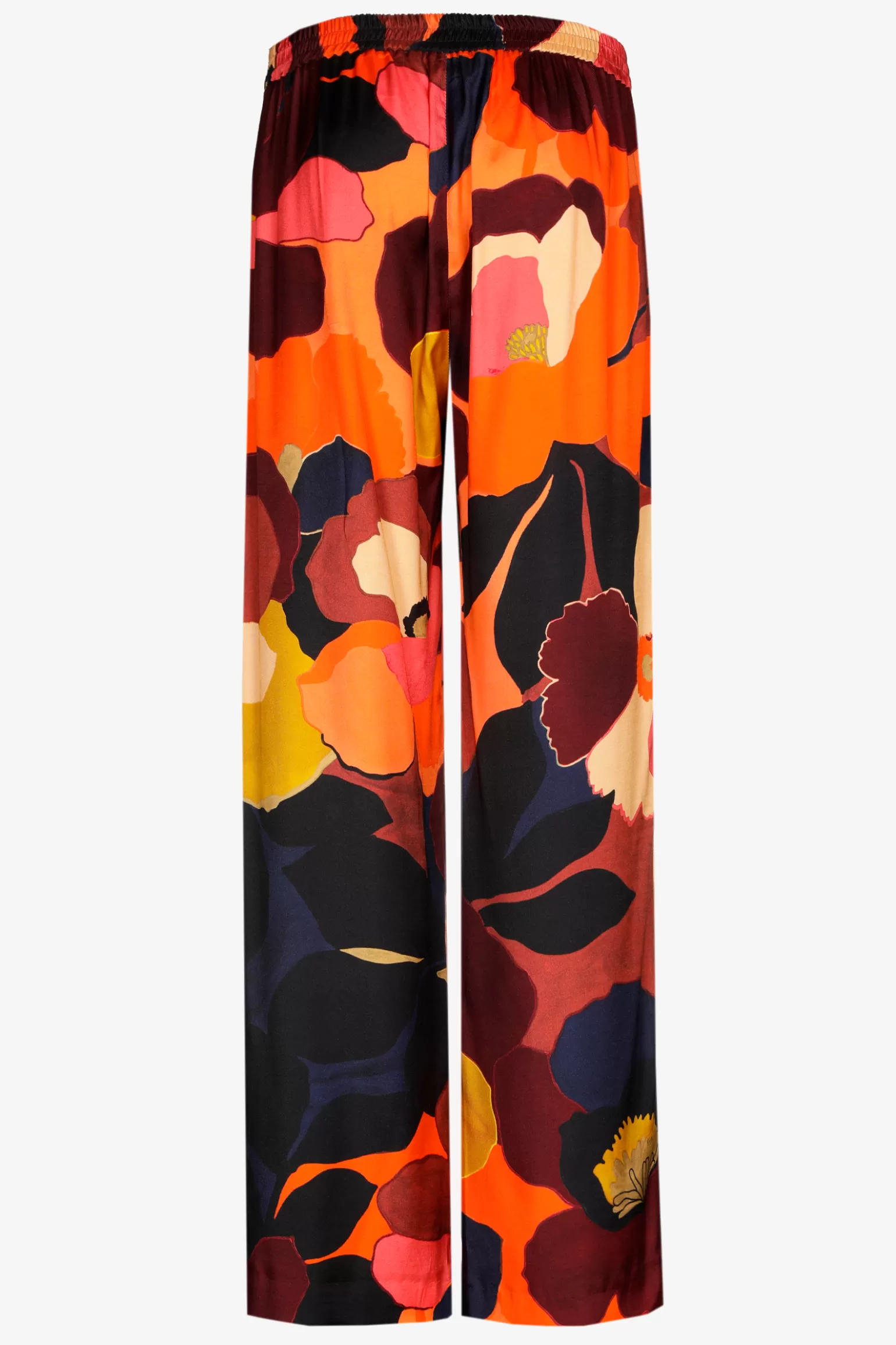 Broek met bloemenprint-Xandres New