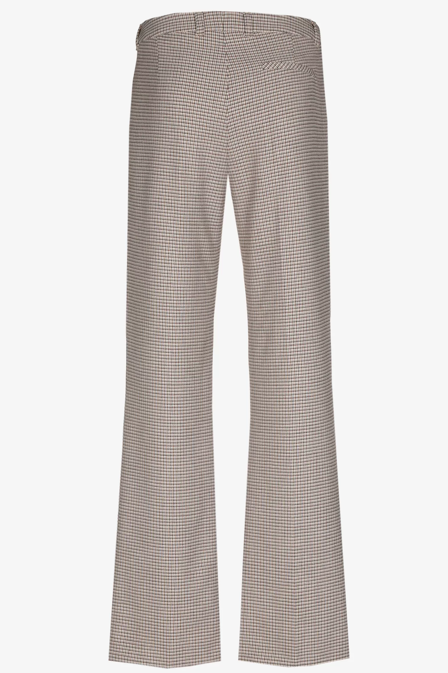 Broek met kleine ruitenprint-Xandres Clearance