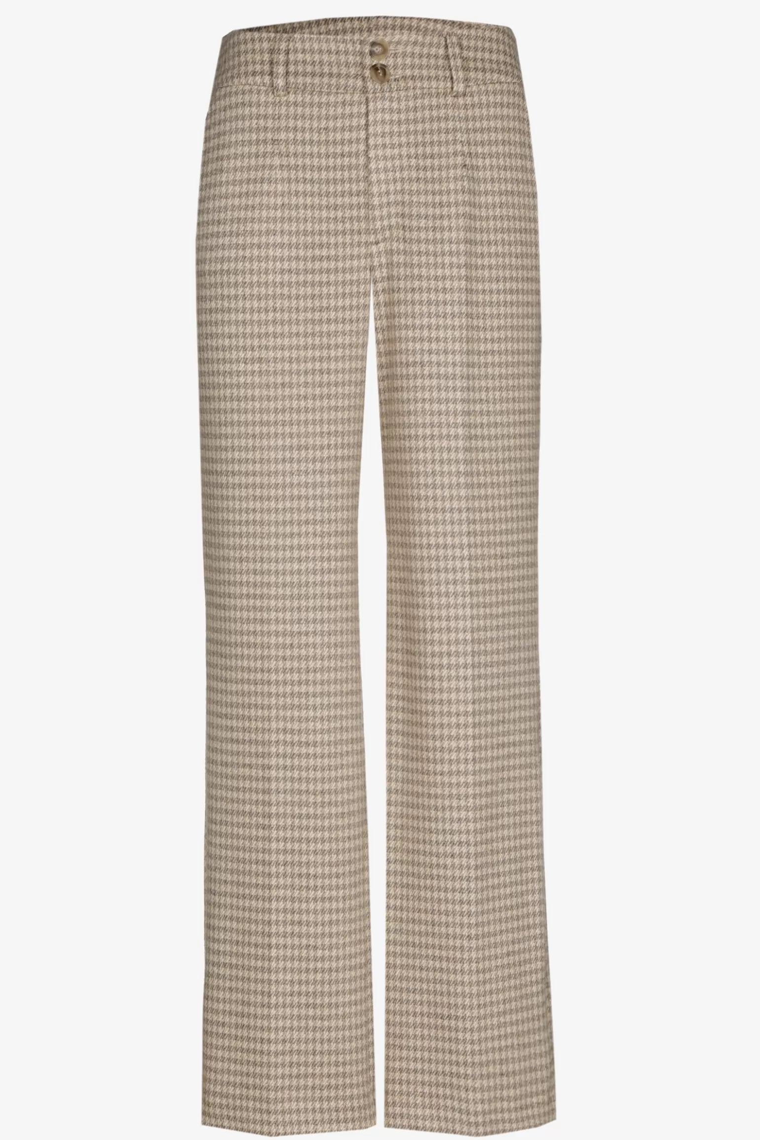 Broek met pied-de-poule print-Xandres Outlet