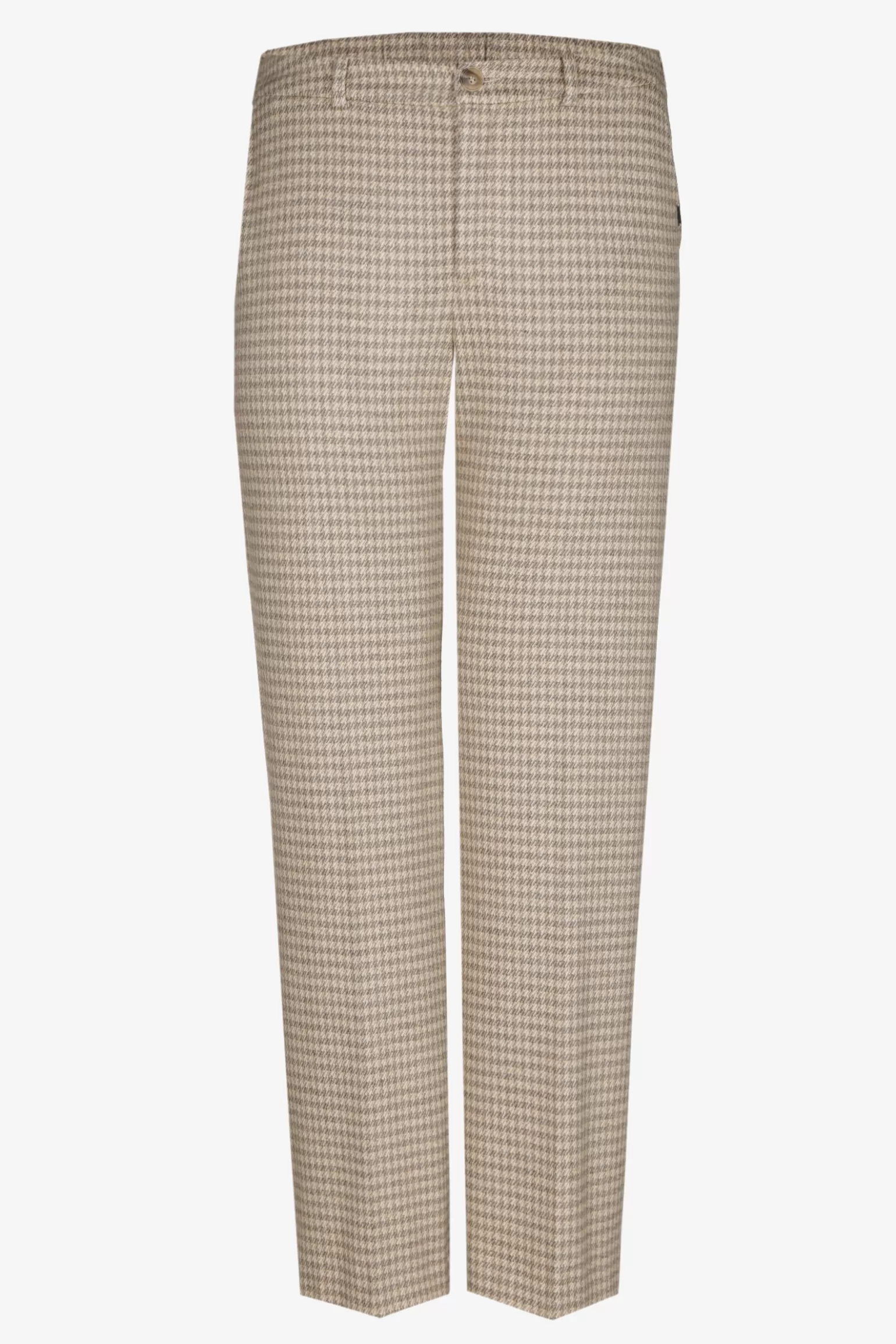 Broek met pied-de-poule print-Xandres Fashion