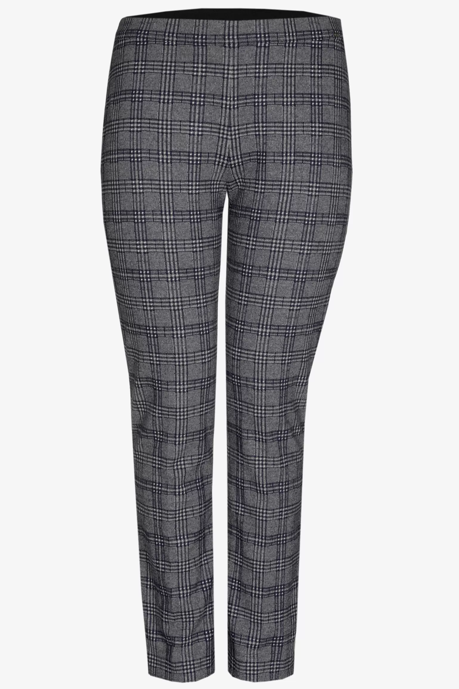 Broek met ruitenprint-Xandres Online