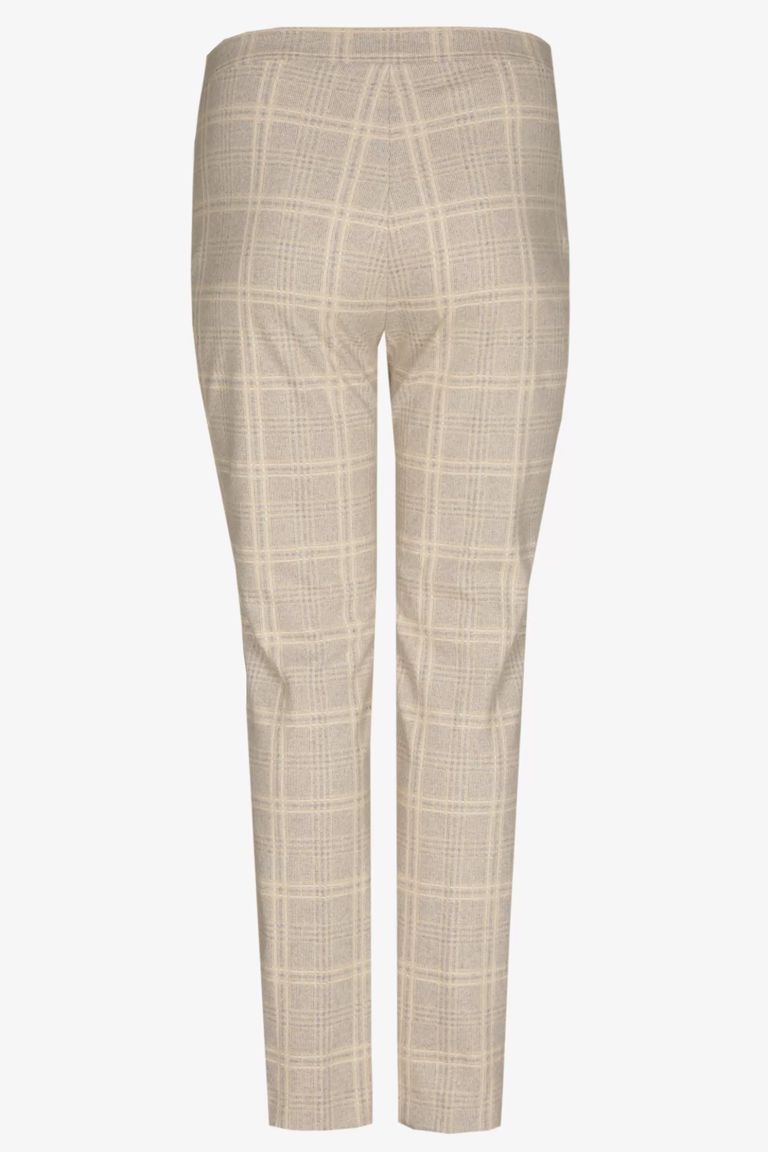 Broek met ruitenprint-Xandres Shop