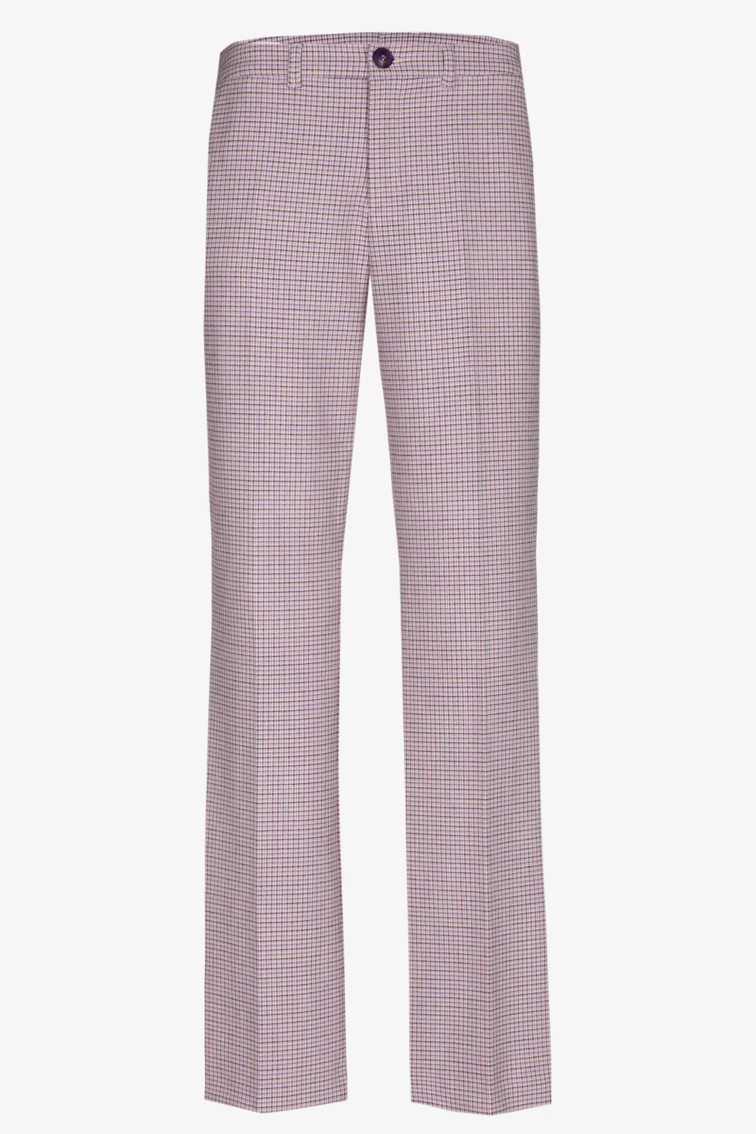 Broek met subtiele ruitenprint-Xandres Cheap