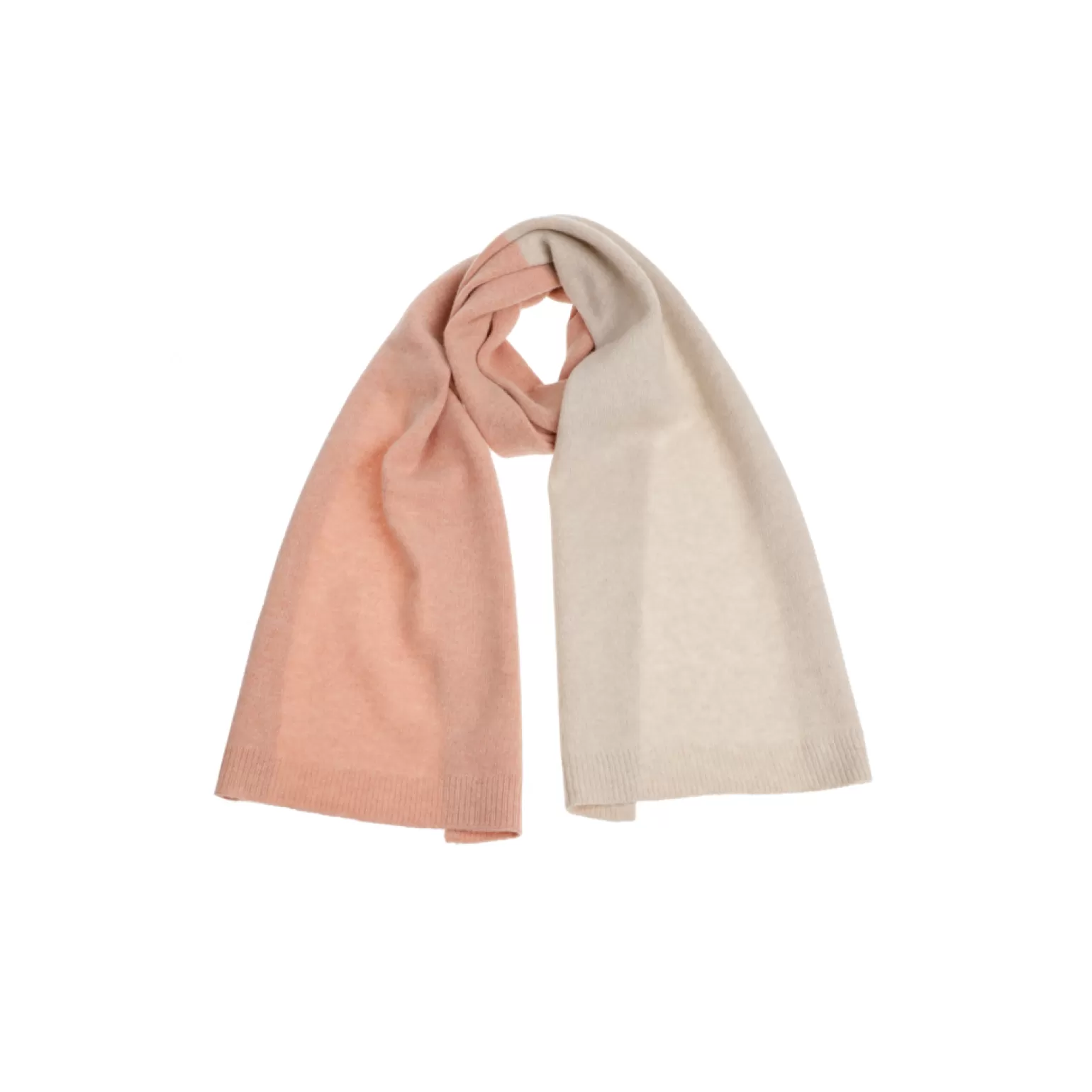 Colorblock sjaal met fijne wol-Xandres Hot