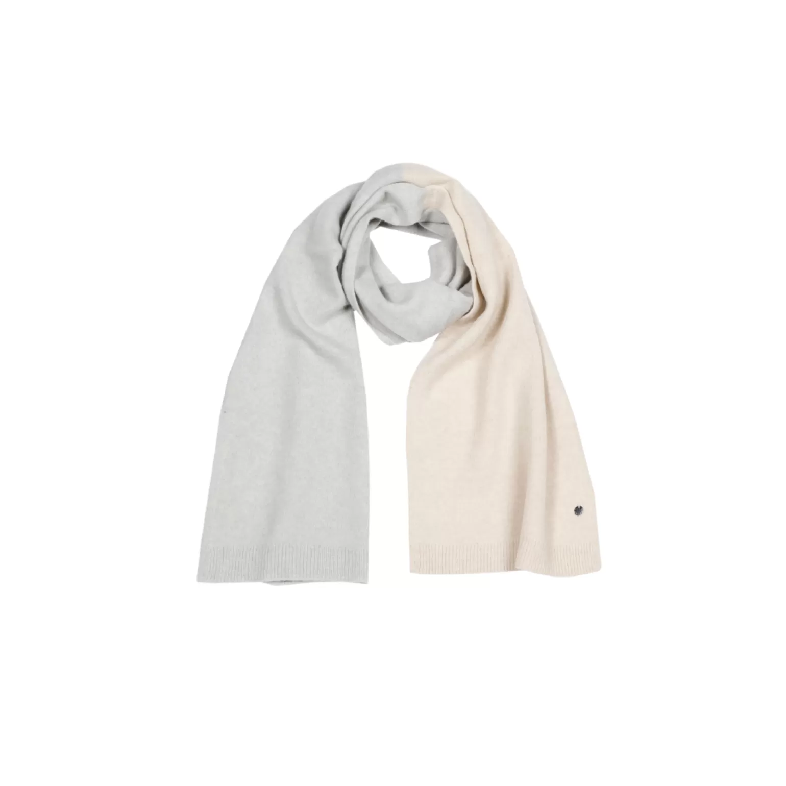 Colorblock sjaal met fijne wol-Xandres Hot