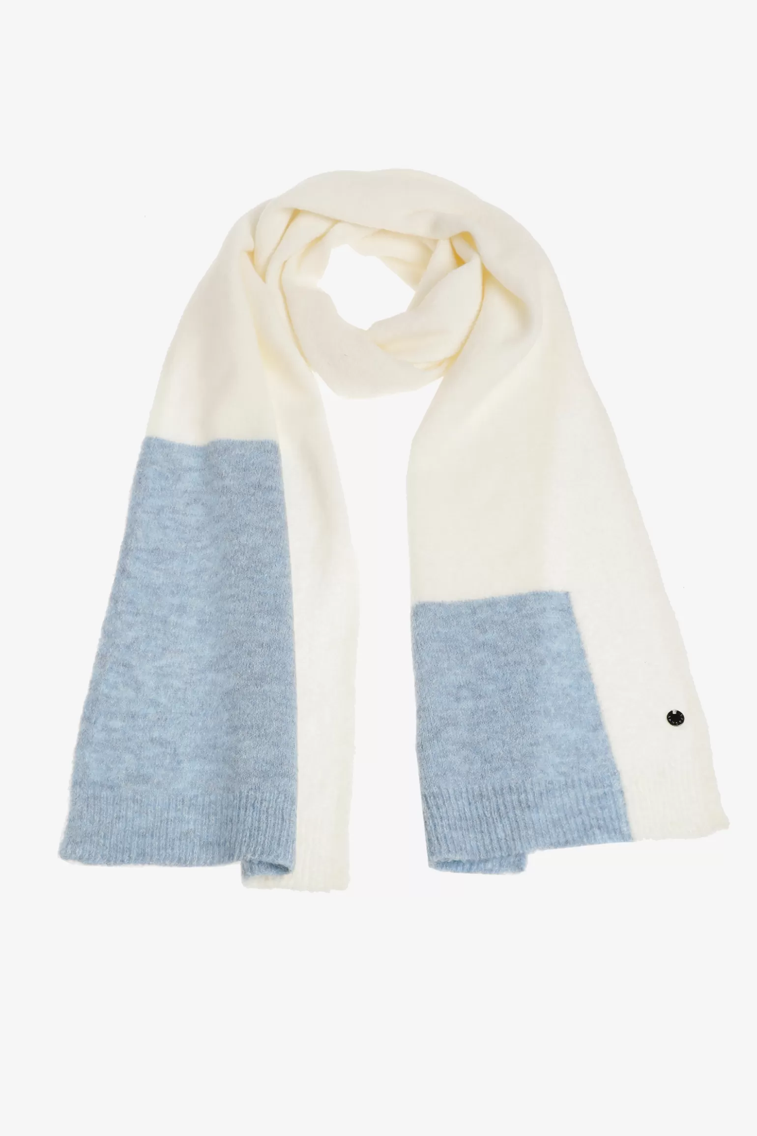 Colorblock sjaal van wolmix-Xandres Discount