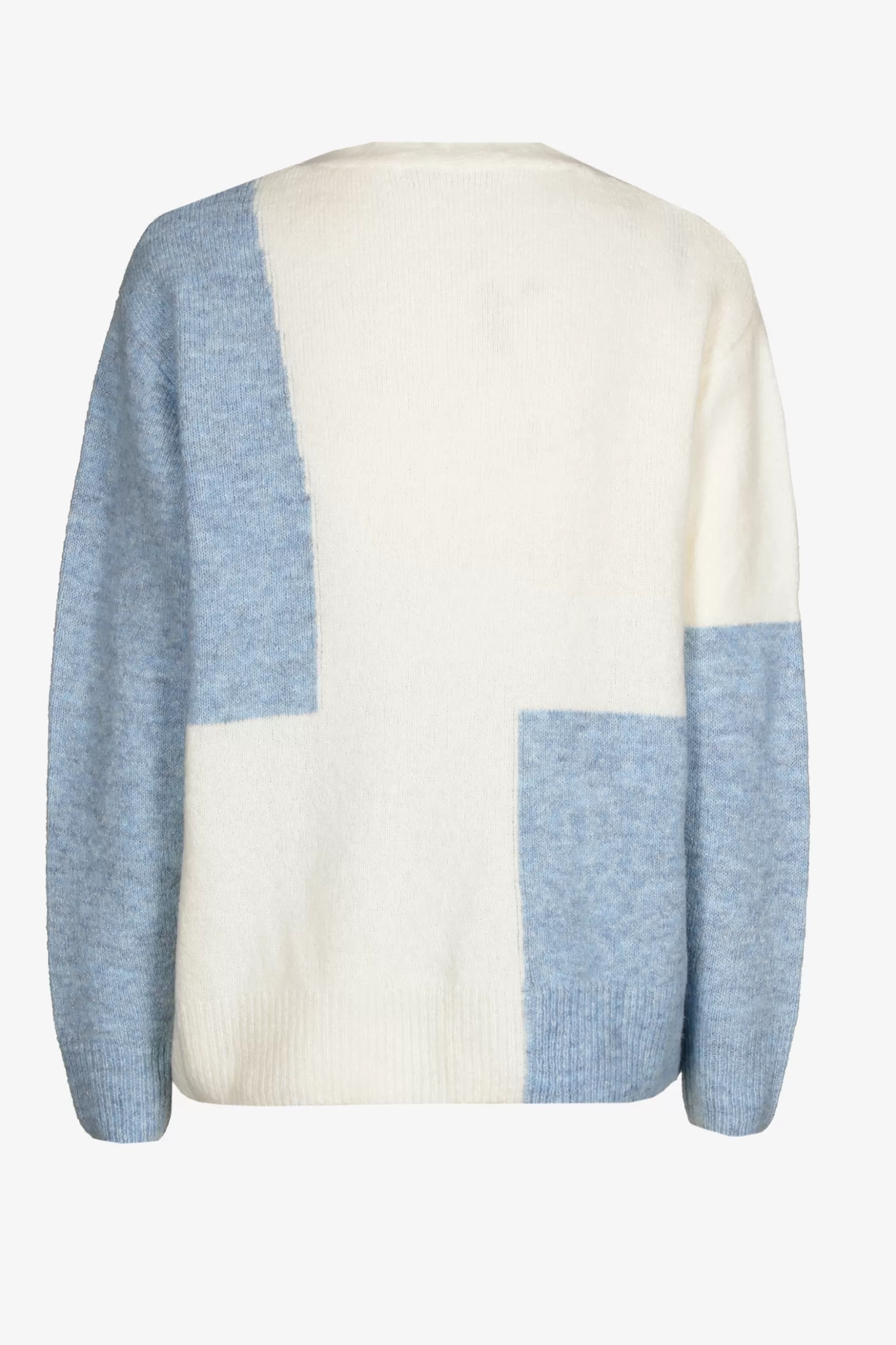 Colorblock trui van wolmix-Xandres Best