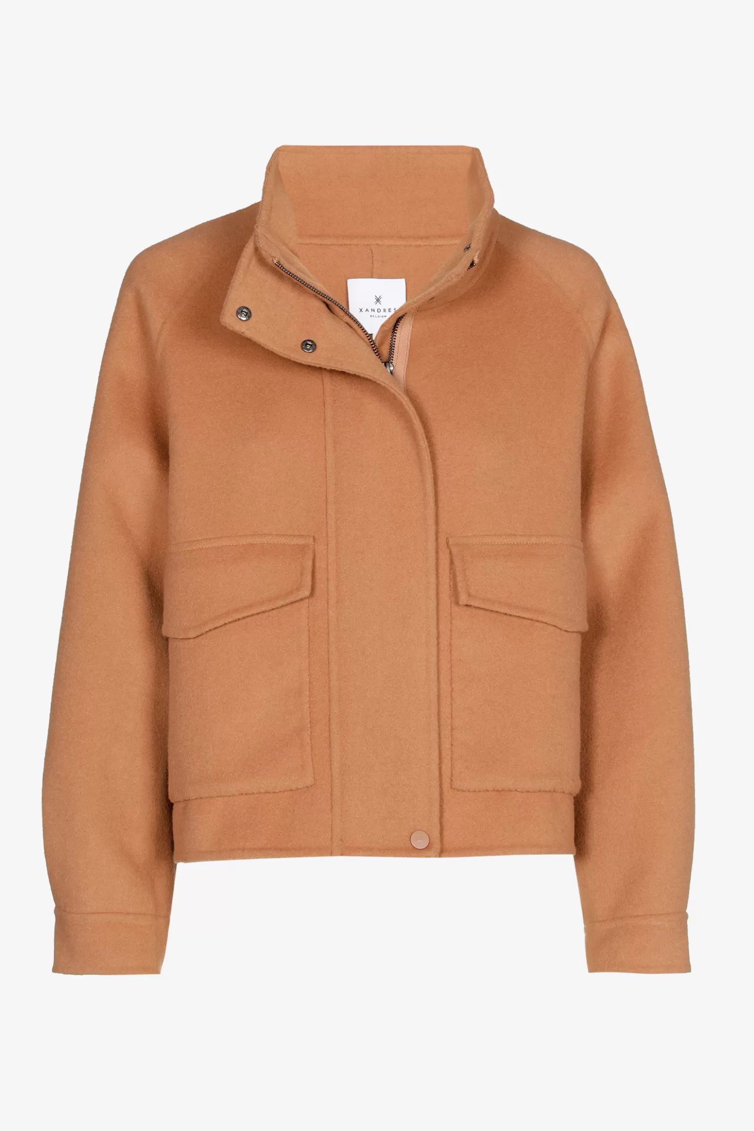 Cropped jas met opstaande kraag-Xandres Flash Sale
