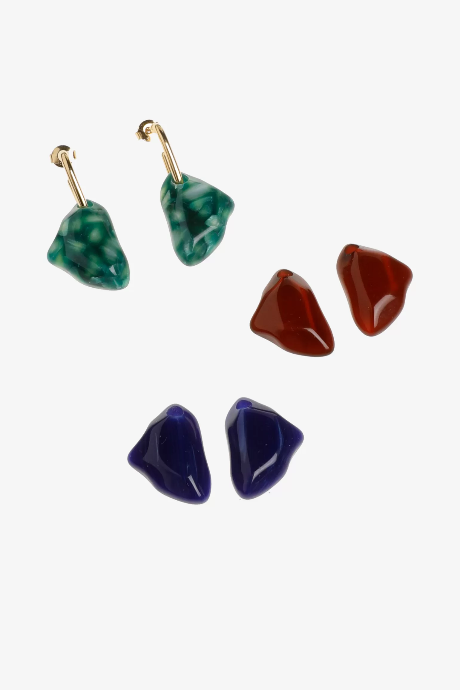 Doosje met drie paar oorbellen-Xandres Flash Sale