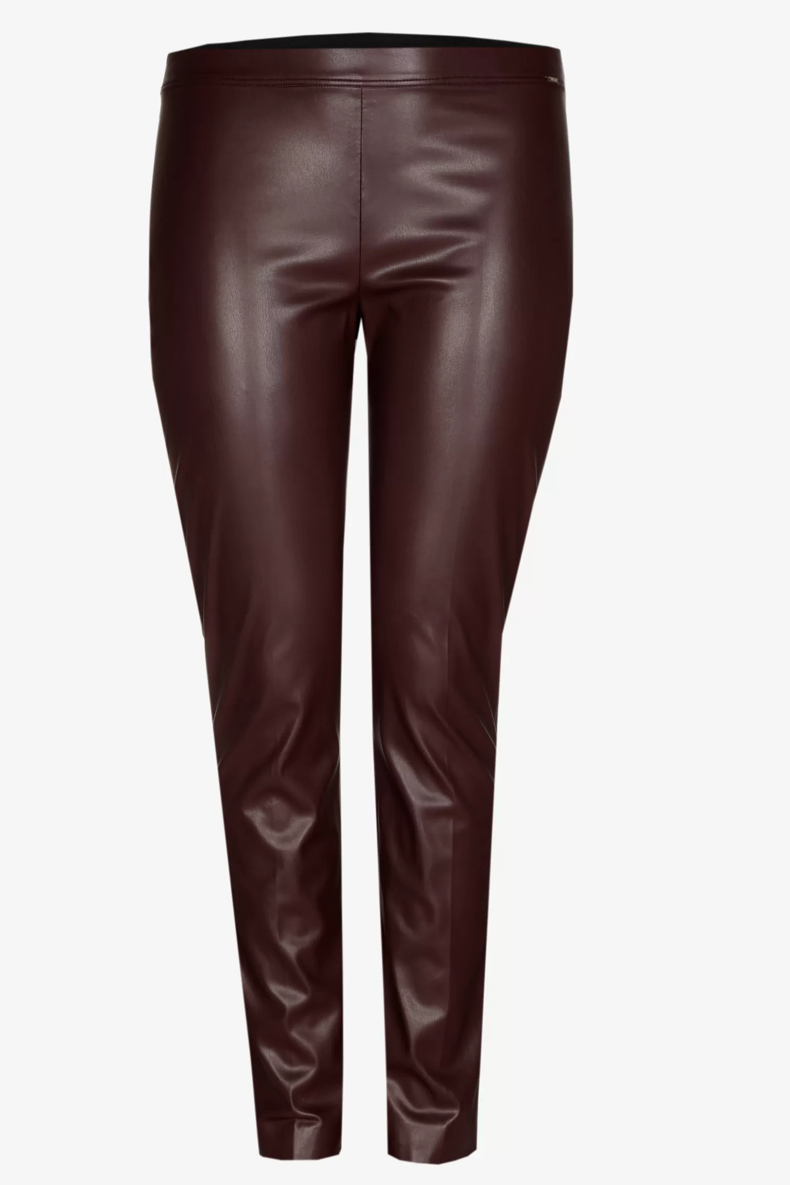 Faux leather broek met elastiek-Xandres Discount