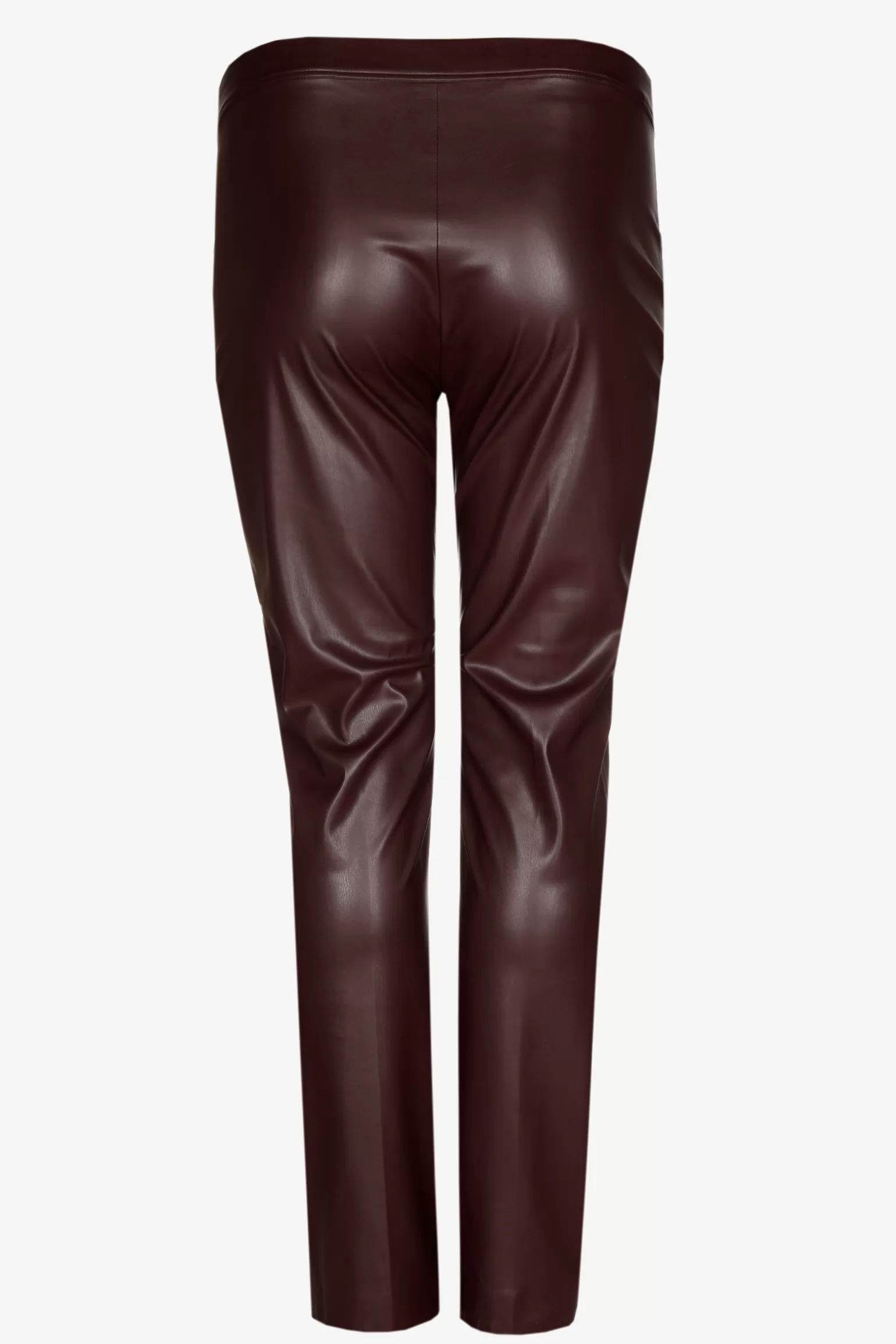 Faux leather broek met elastiek-Xandres Discount