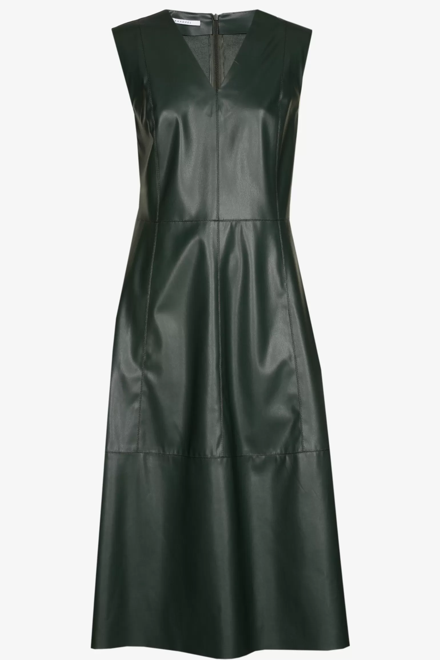 Faux lederen jurk-Xandres Sale