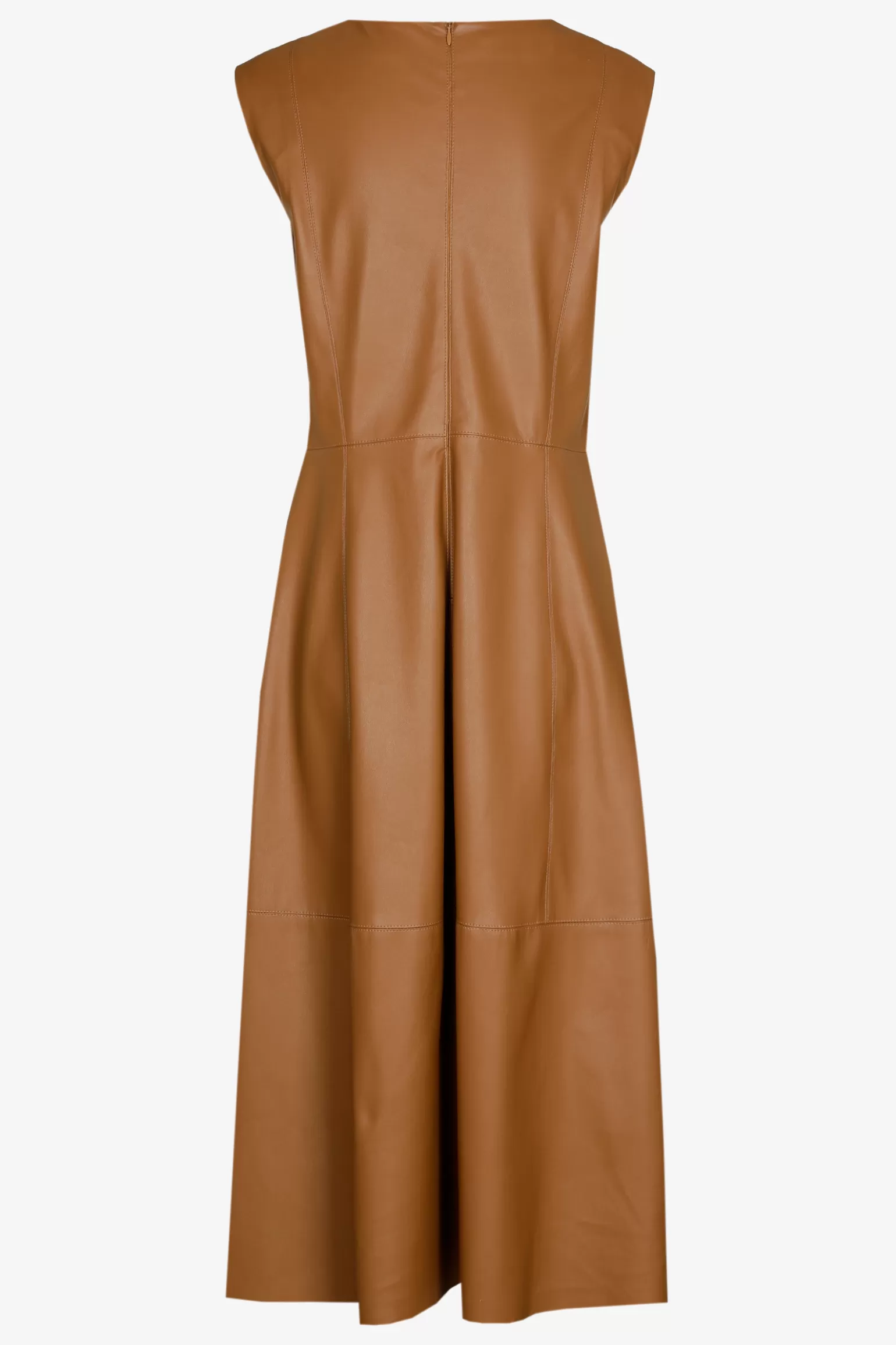 Faux lederen jurk-Xandres Best Sale
