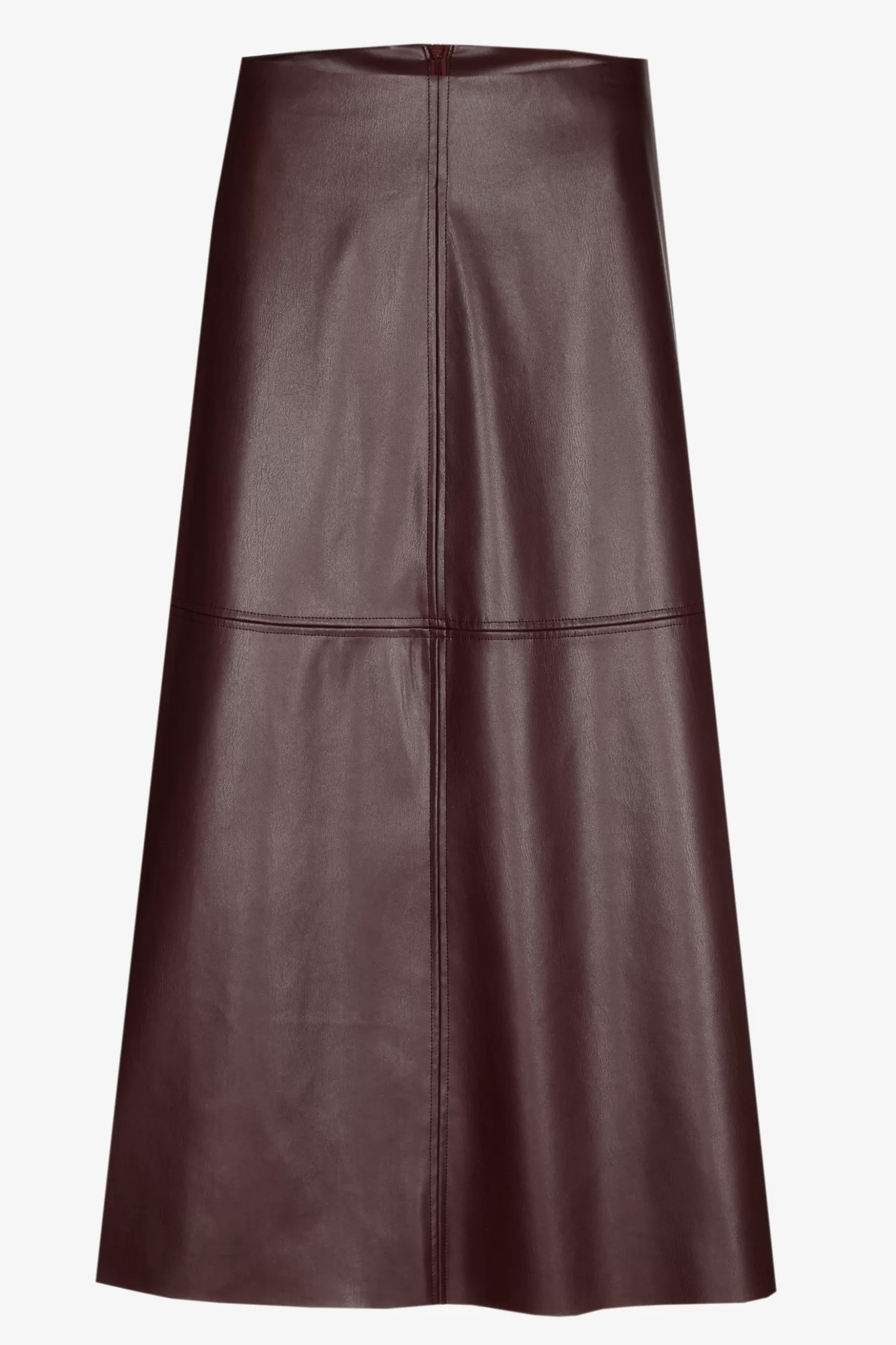 Faux lederen rok met A-lijn-Xandres Store