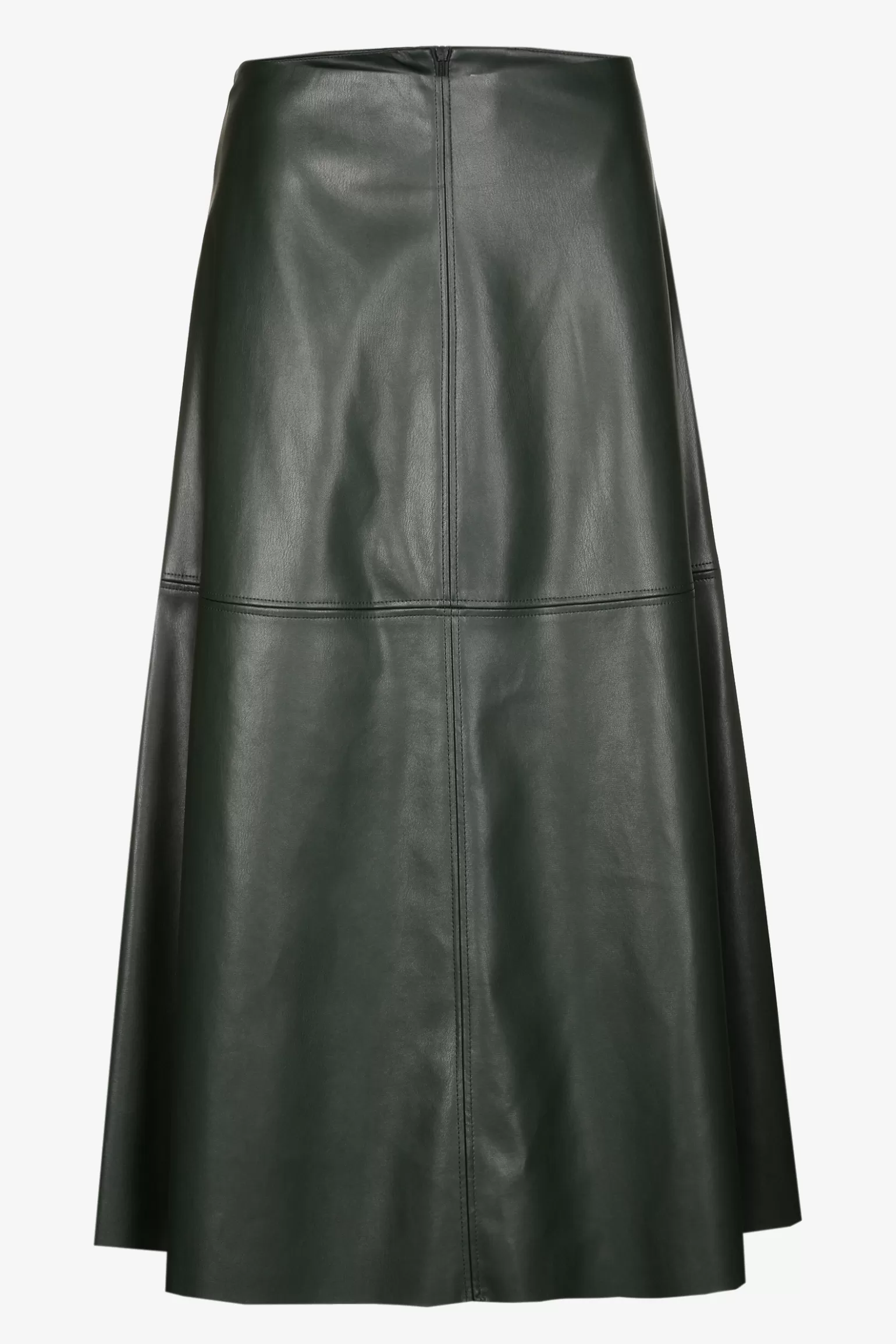 Faux lederen rok met A-lijn-Xandres Store
