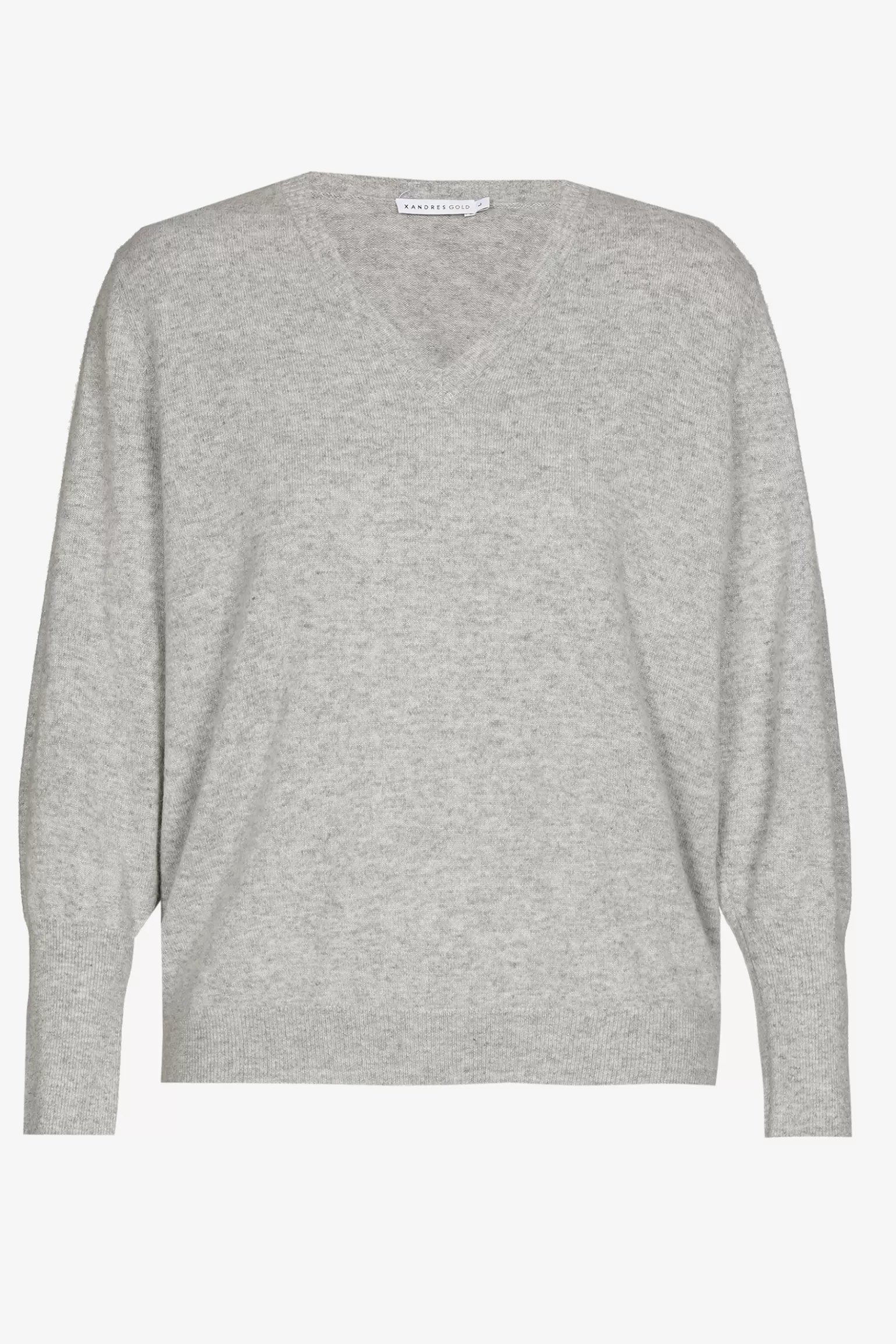 Fijngebreide pull met lurex-Xandres Store