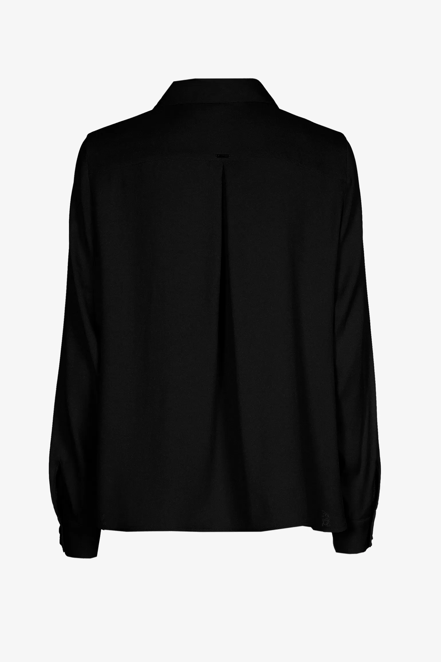 Geklede blouse met hemdkraag-Xandres Cheap