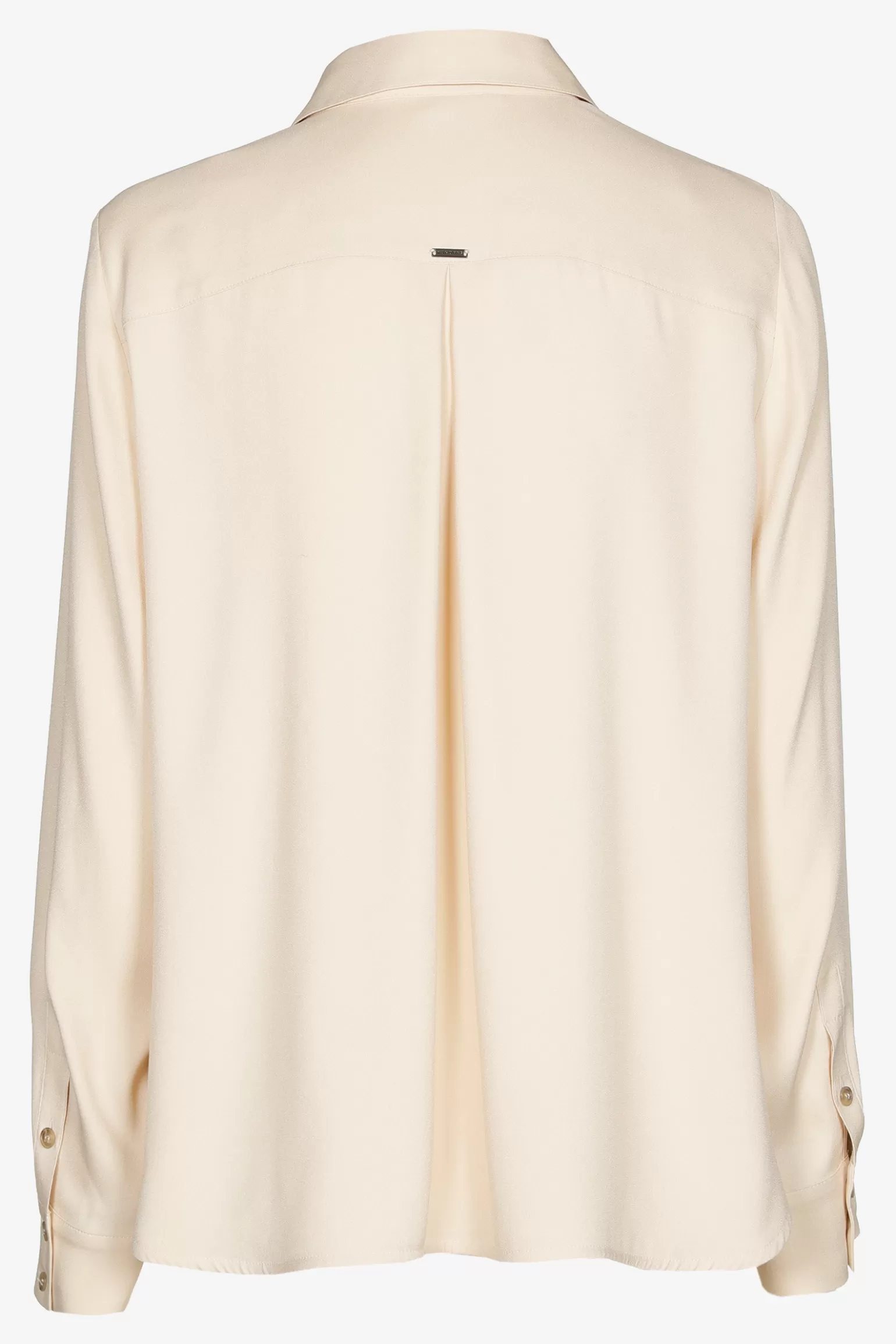 Geklede blouse met hemdkraag-Xandres Shop