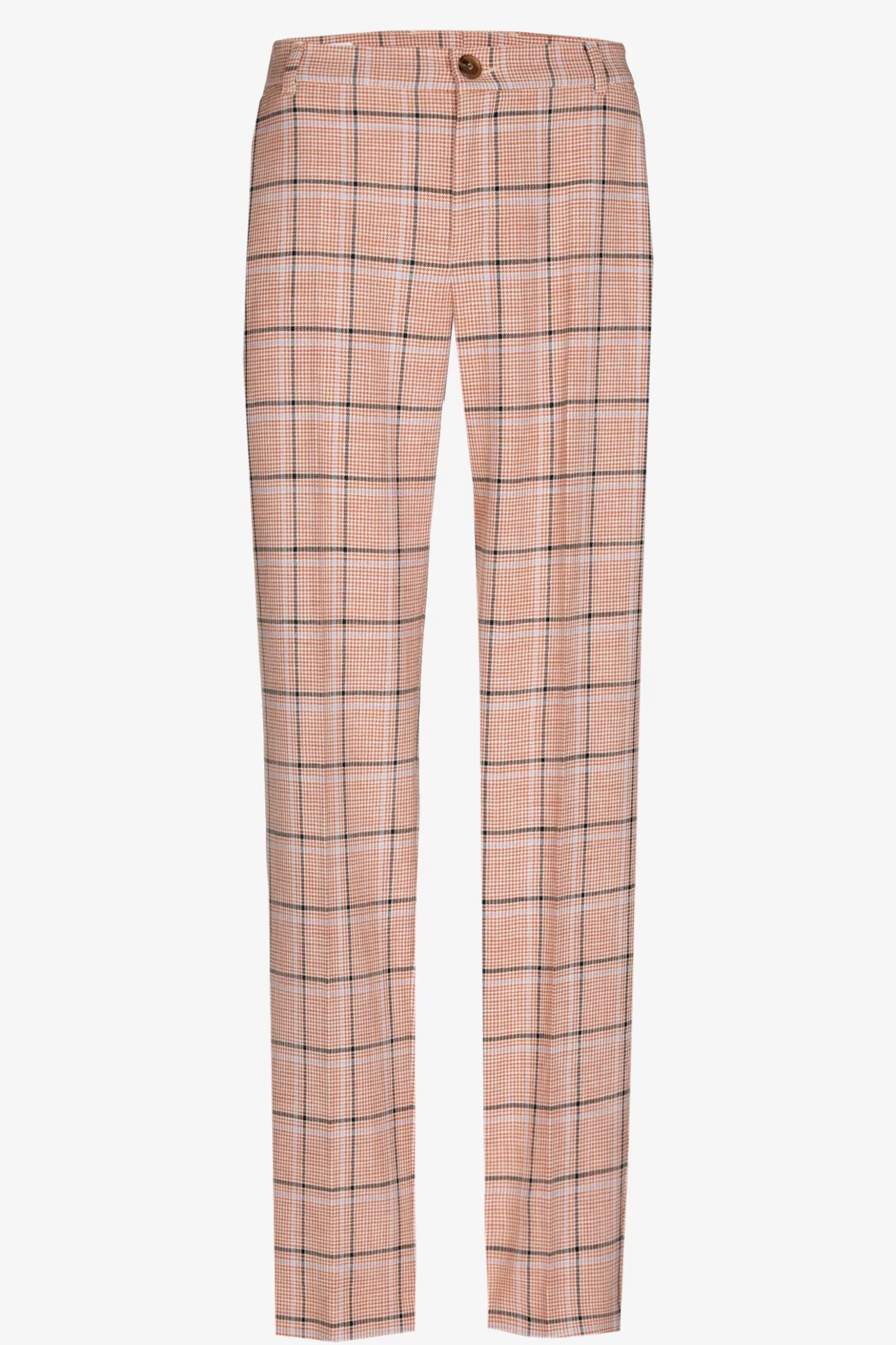 Geruite broek met smalle pijpen-Xandres Fashion