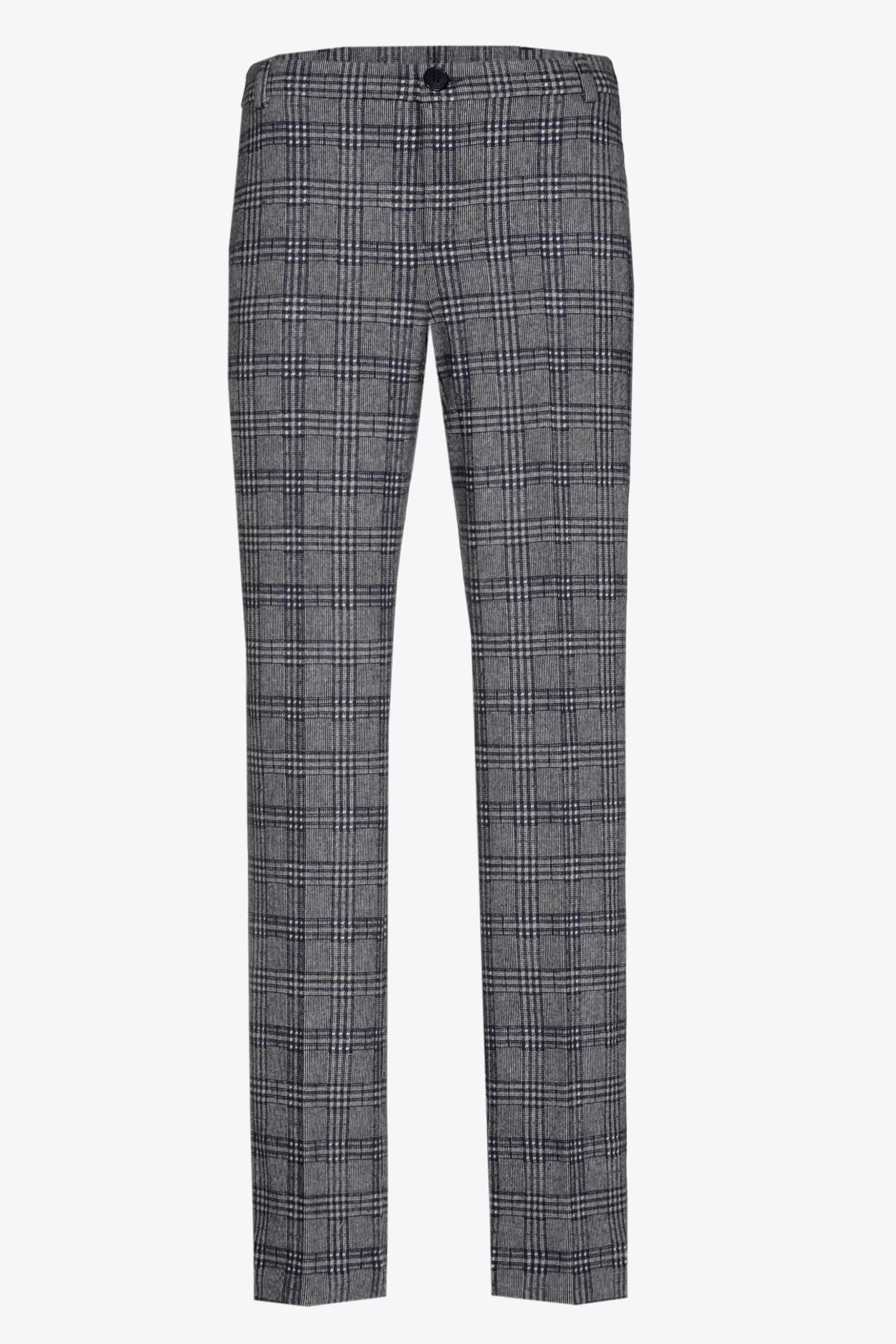 Geruite broek met smalle pijpen-Xandres Store