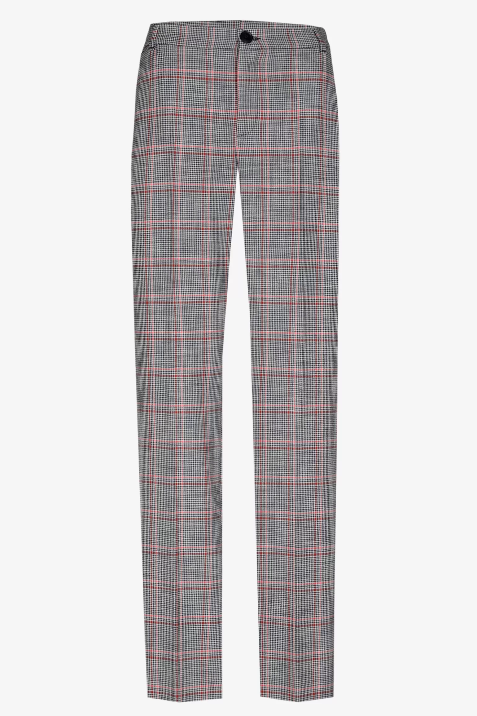 Geruite broek met smalle pijpen-Xandres New