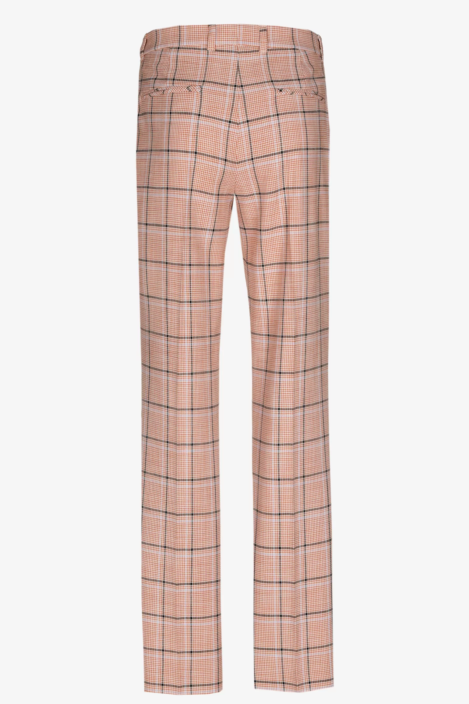 Geruite broek met smalle pijpen-Xandres Fashion