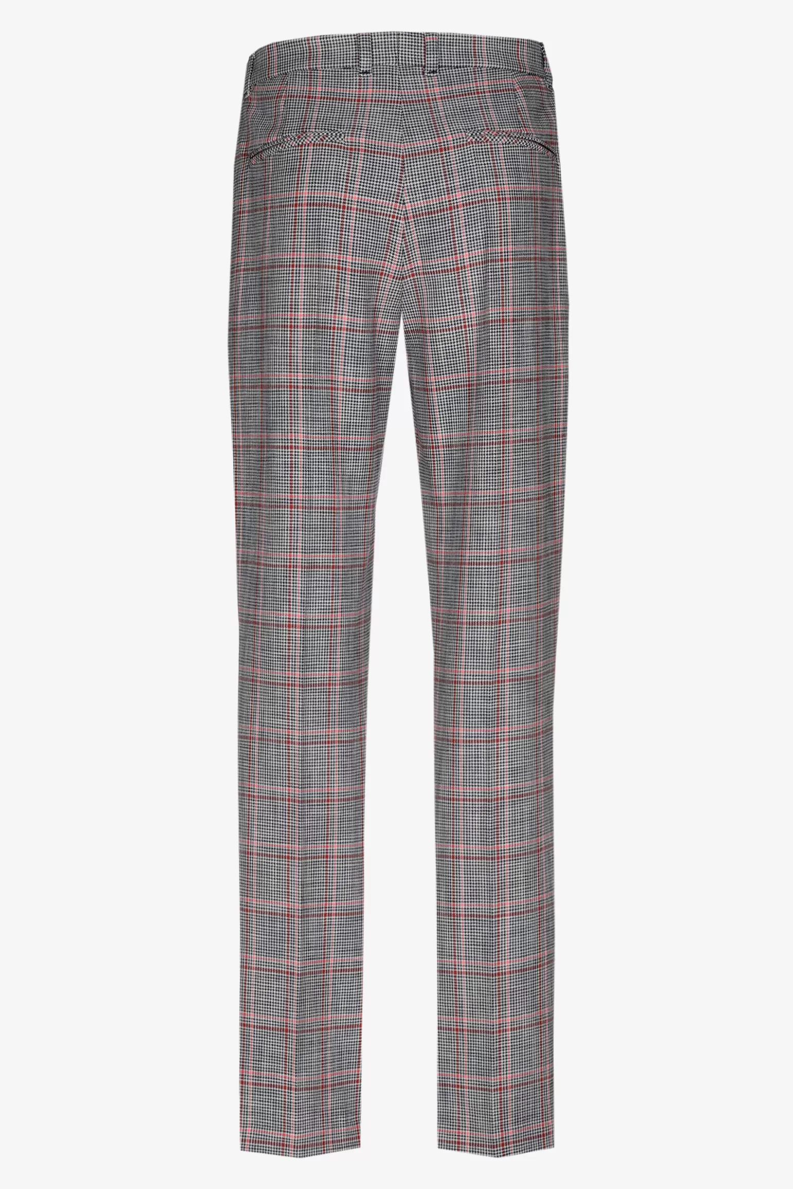 Geruite broek met smalle pijpen-Xandres New
