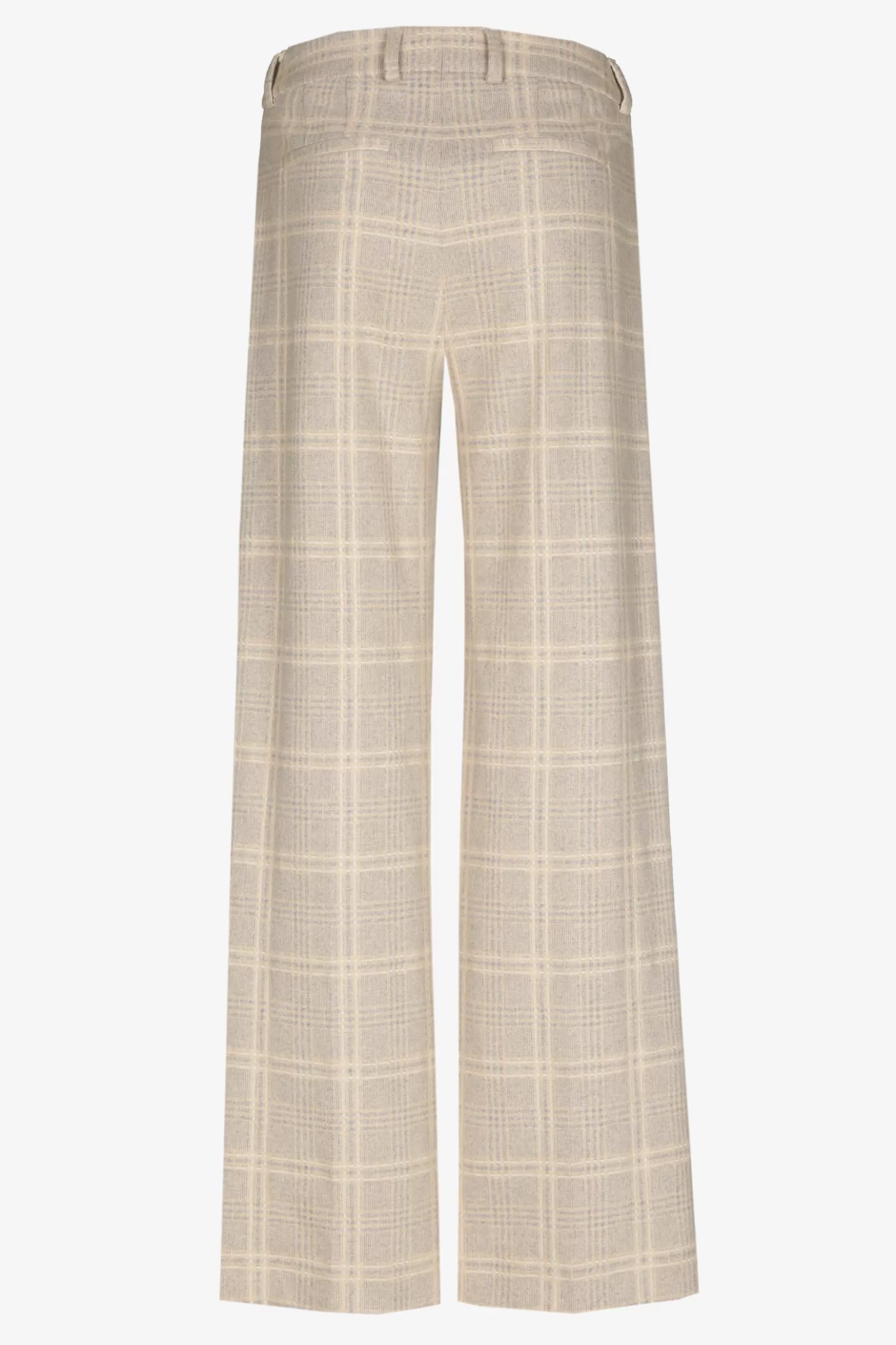 Geruite broek met wijde pijpen-Xandres New