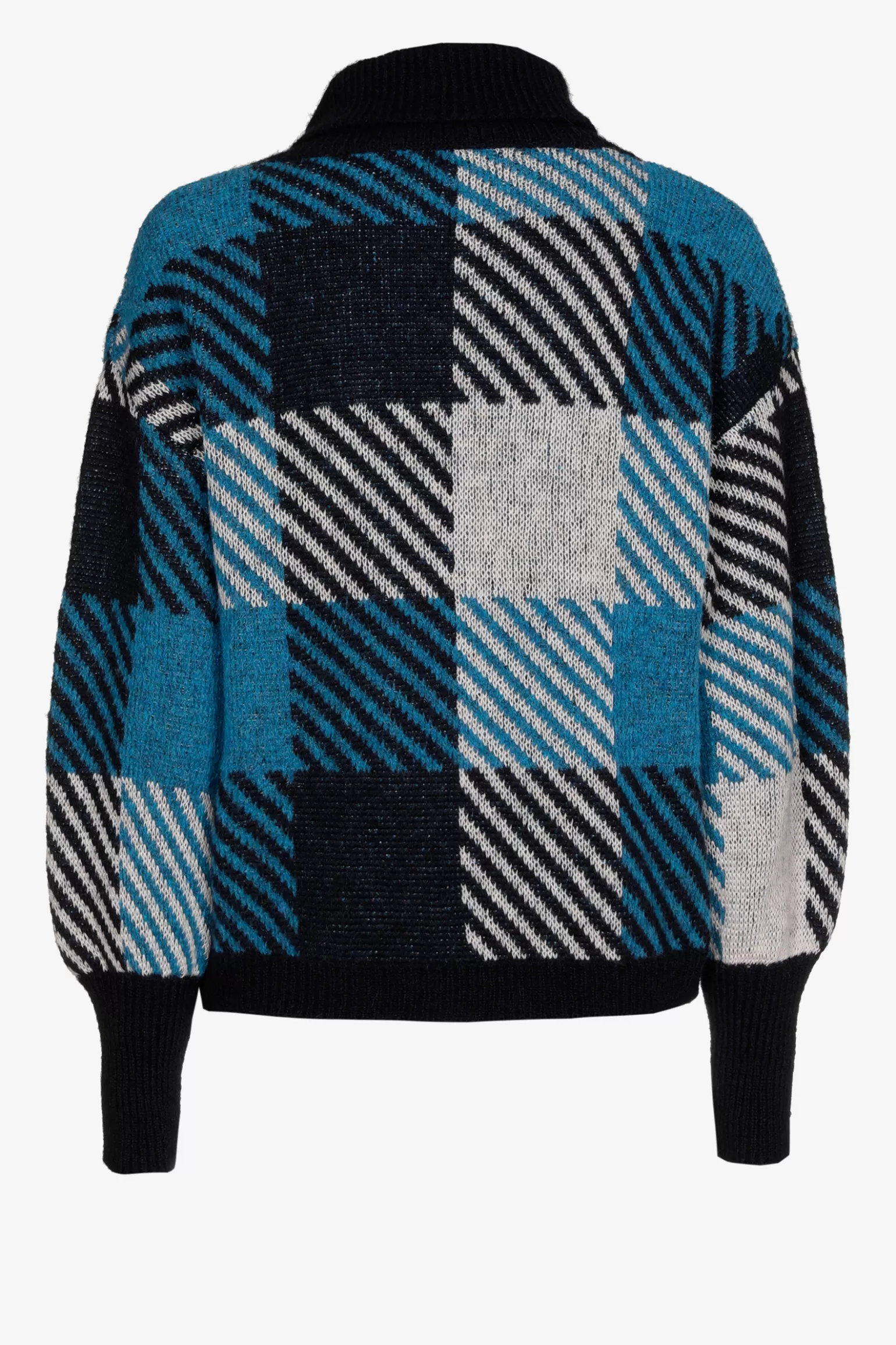 Geruite trui met alpacawol-Xandres Shop
