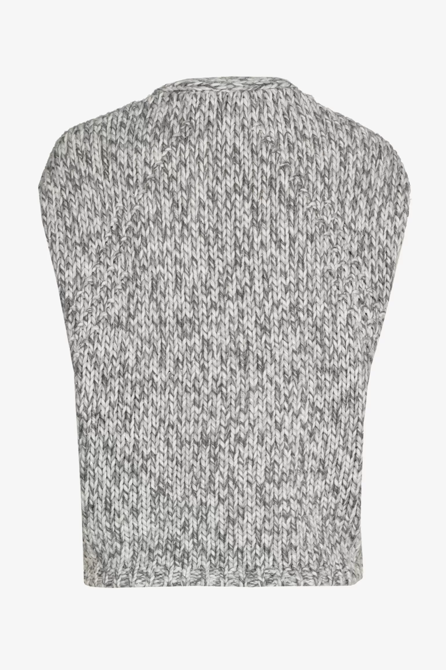 Grofgebreid mouwloos vest-Xandres Fashion
