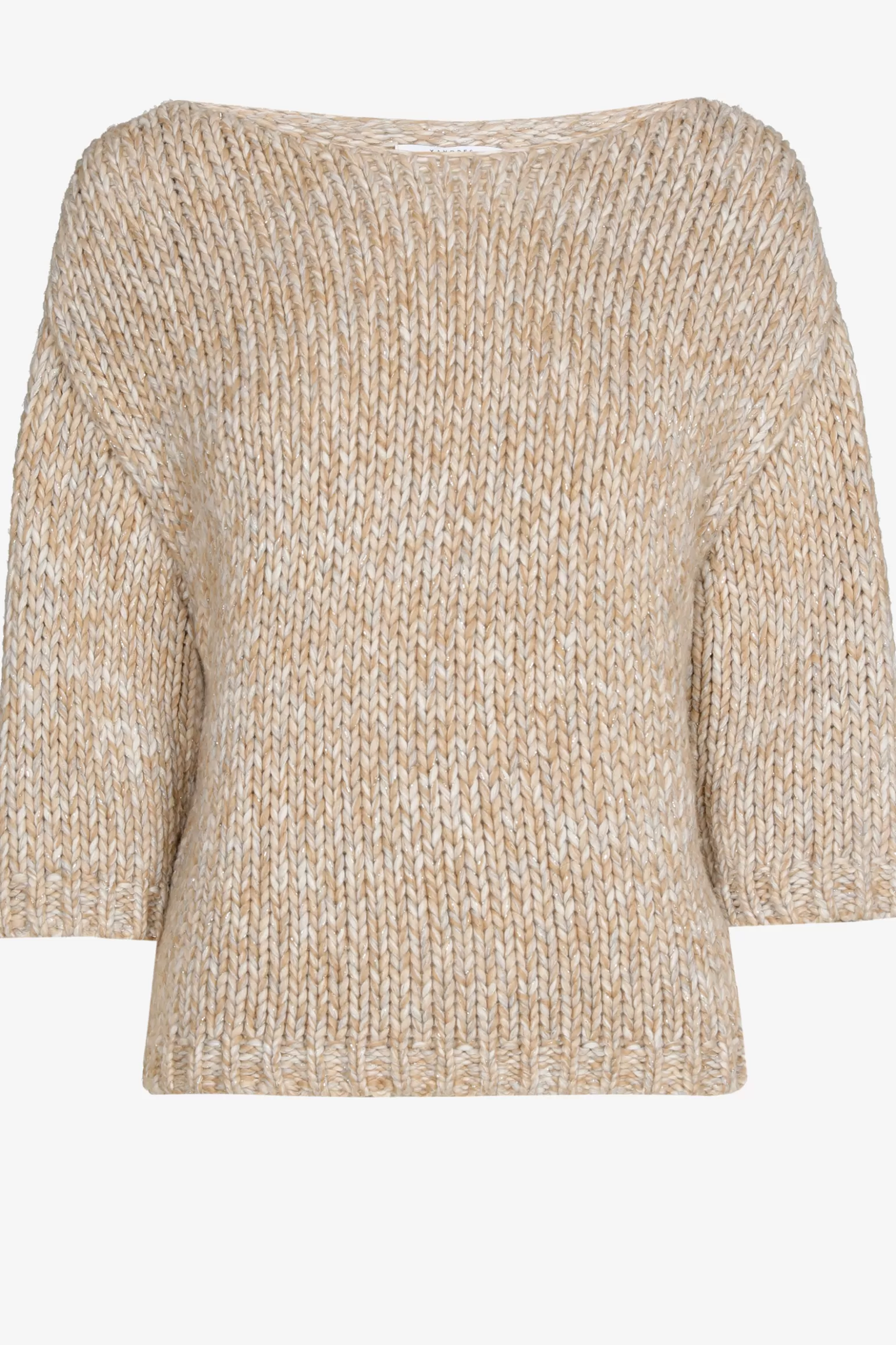 Grofgebreide pull met gouddraad-Xandres Best