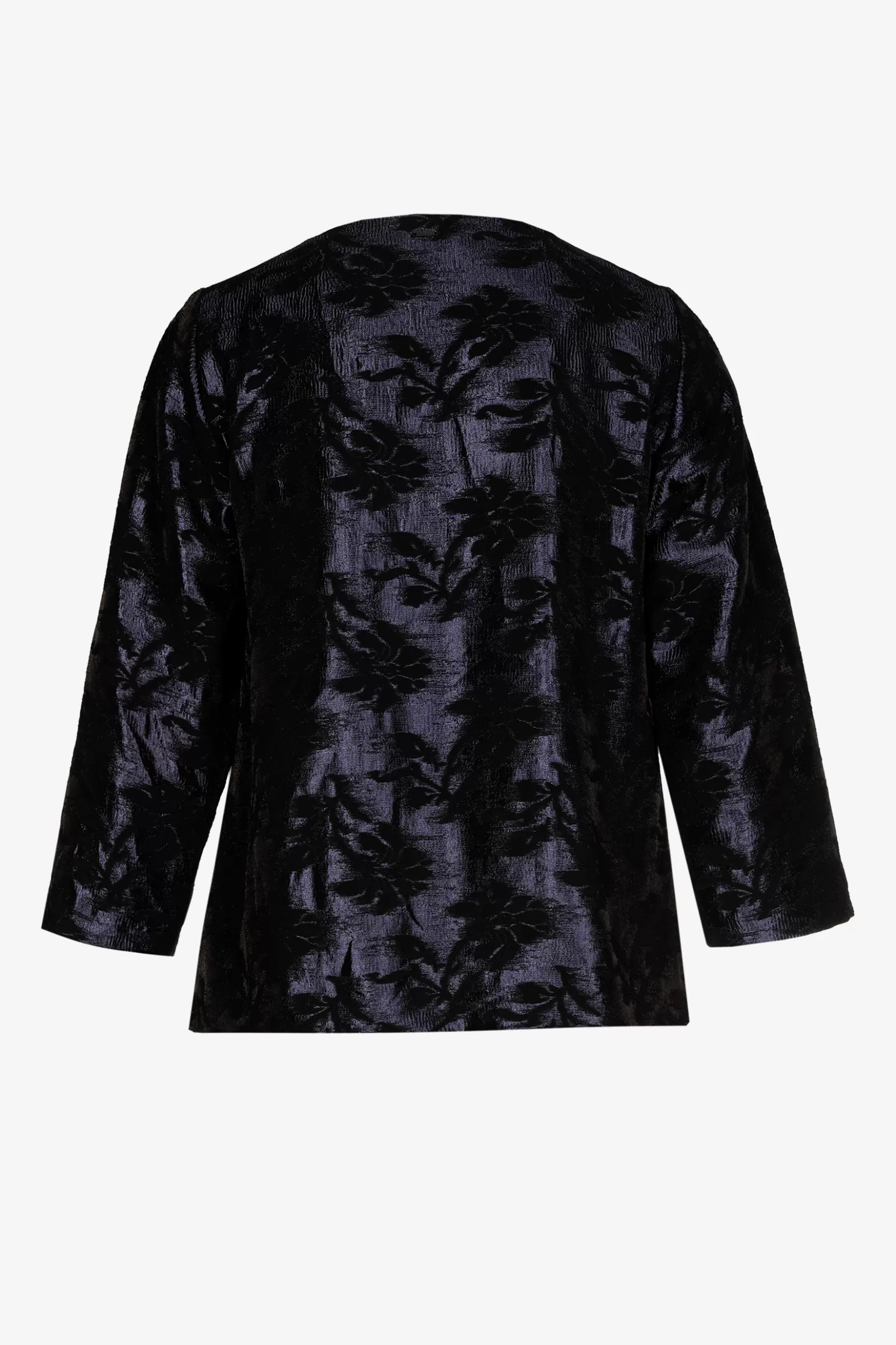 Jacquard blouse met bloemenprint-Xandres Discount