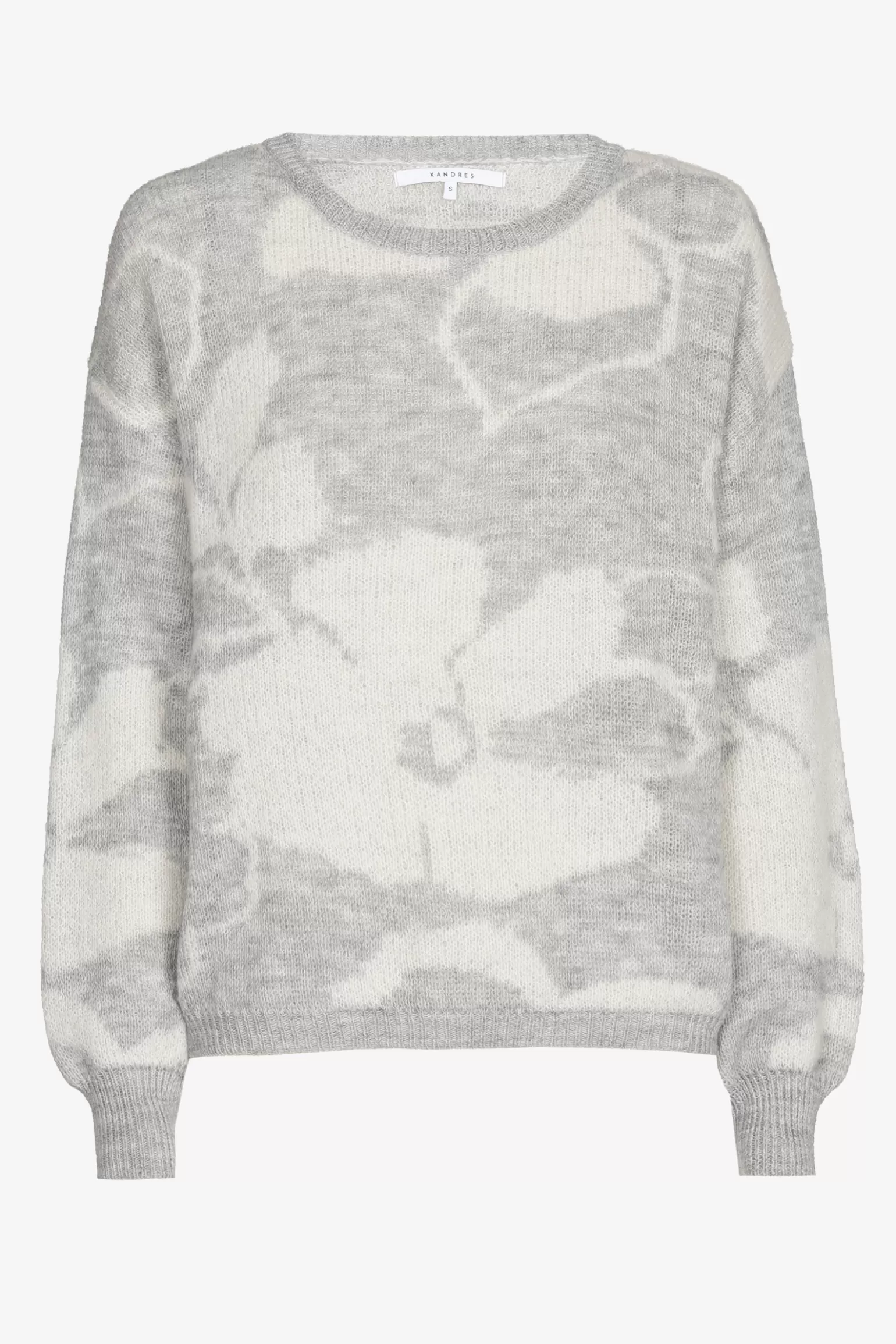 Jacquard knit met bloemenprint-Xandres New