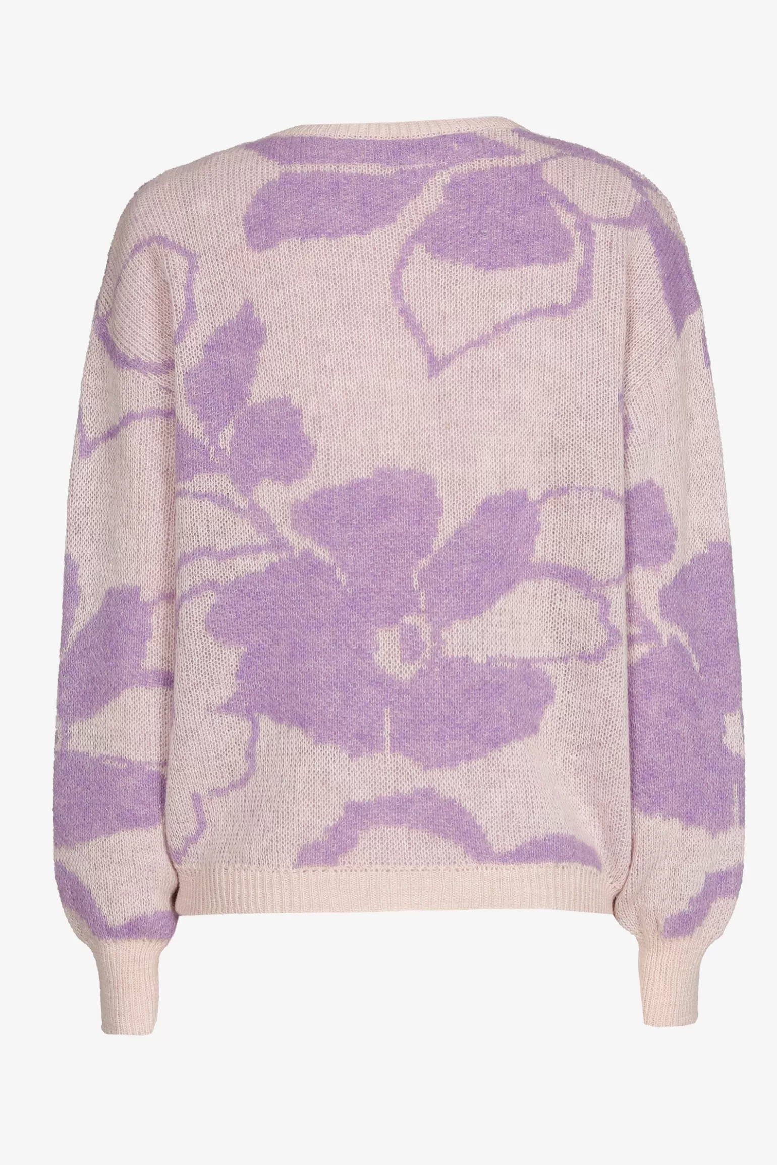 Jacquard knit met bloemenprint-Xandres Flash Sale