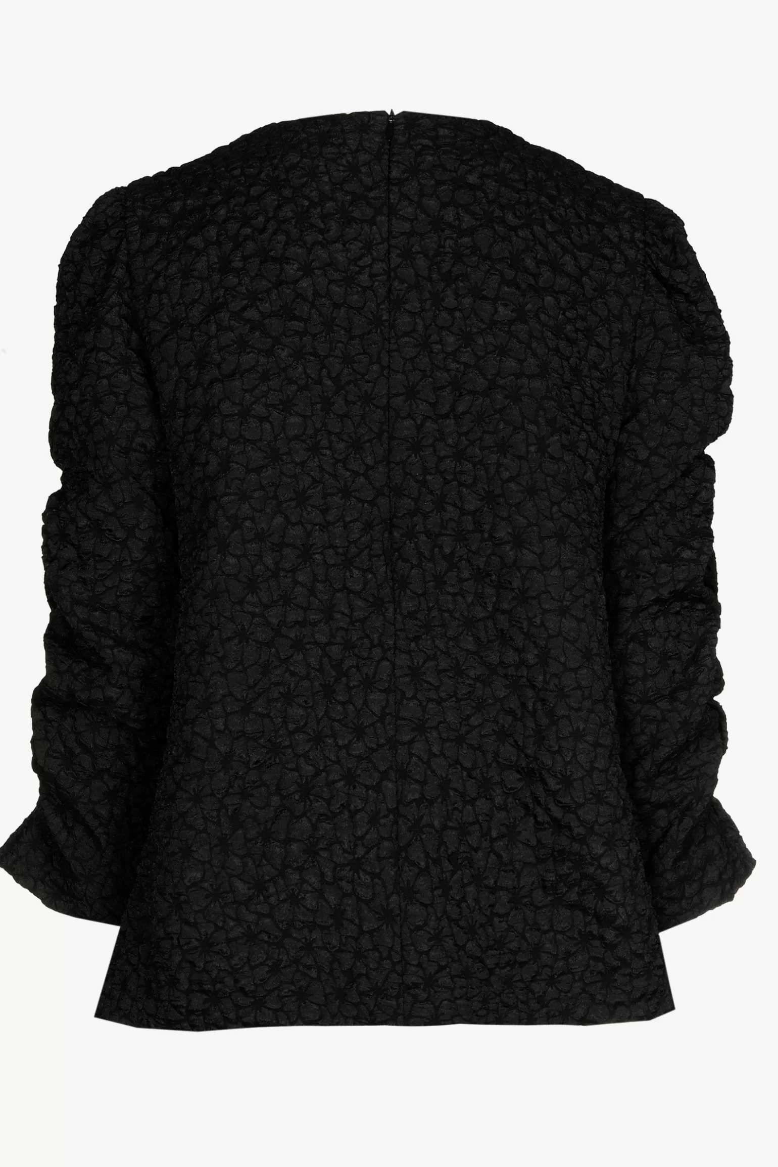 Jacquardblouse met bloemenpatroon-Xandres Discount
