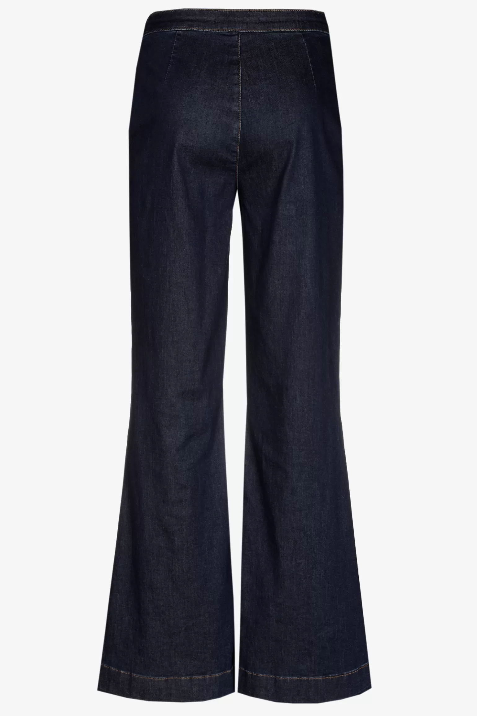 Jeansbroek met wijde pijpen-Xandres Shop