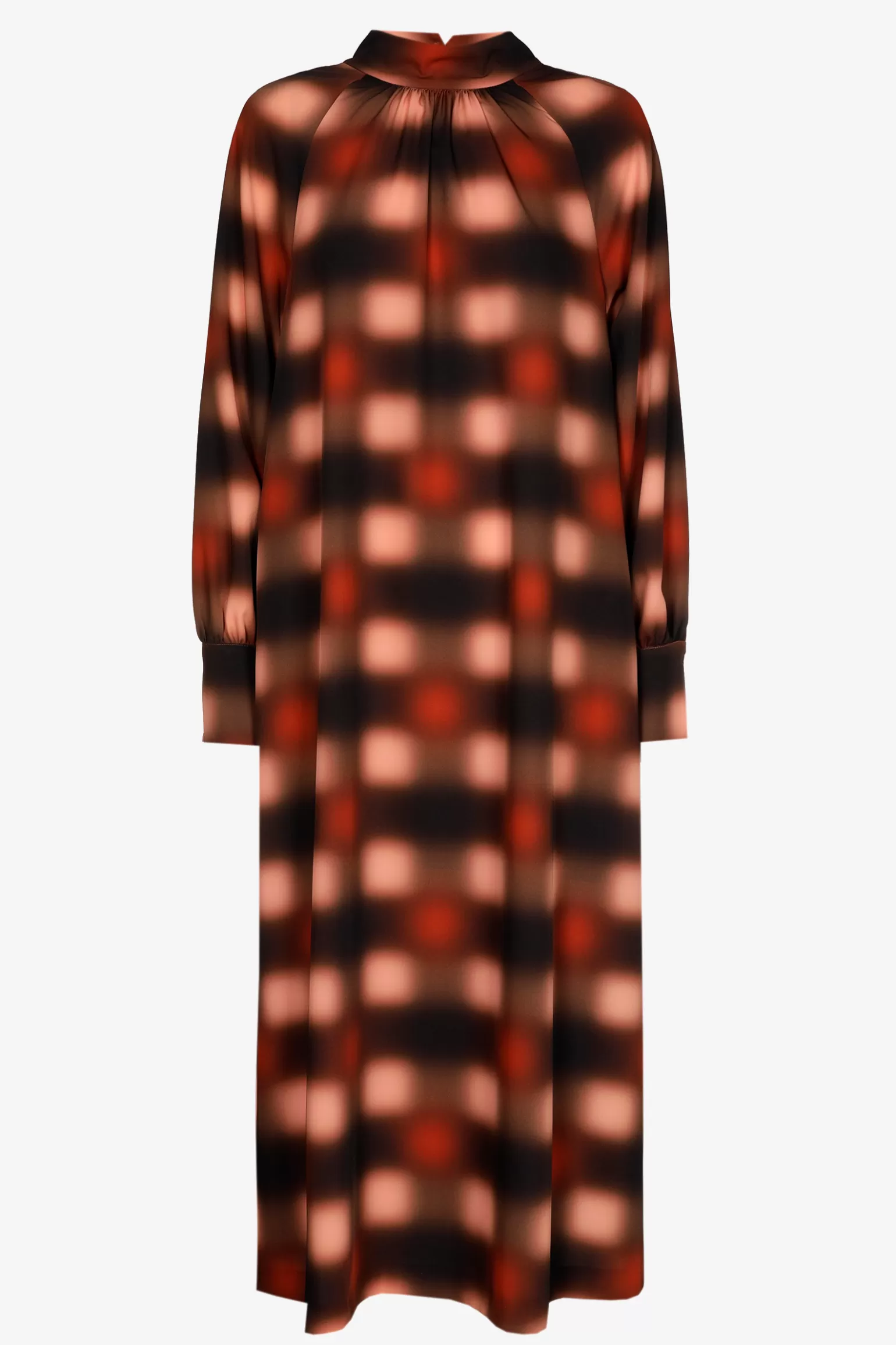 Jurk met blurred print-Xandres Clearance