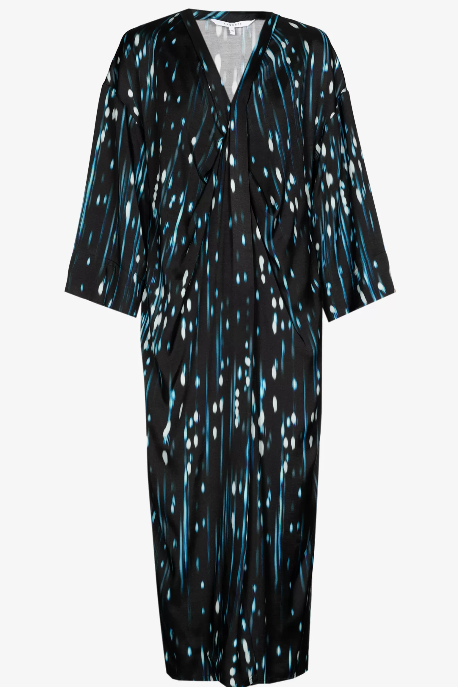 Jurk met winterse print-Xandres Discount
