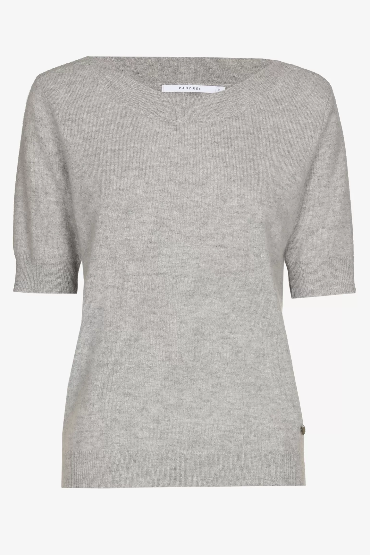 Kasjmieren pull met korte mouwen-Xandres Fashion